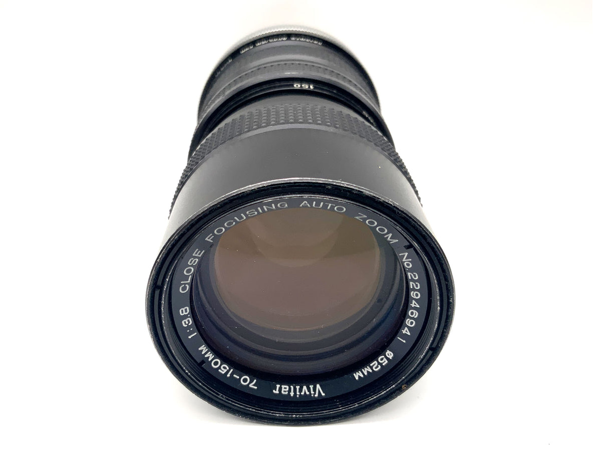 Objectif Vivitar 70-150 mm 1:3.8 à mise au point rapprochée et zoom automatique (Canon FD)