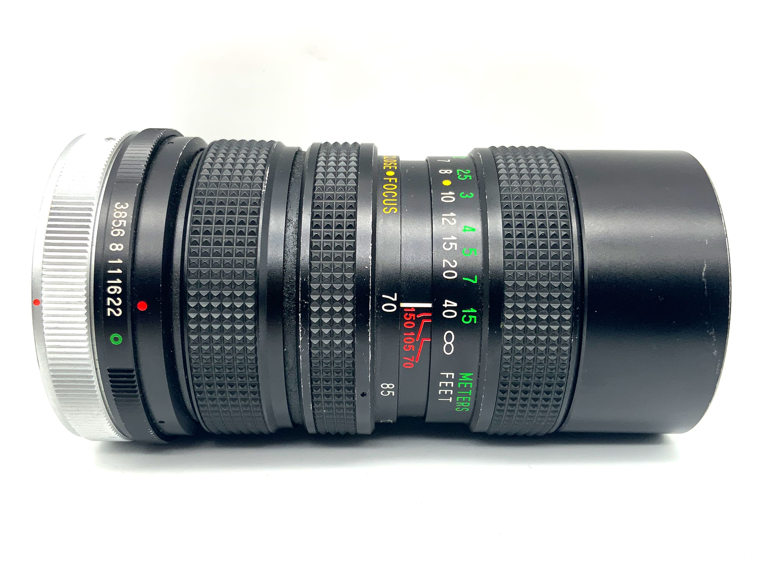 Vivitar 70-150mm 1:3.8 Objektiv Close Focusing Auto Zoom Zoomobjektiv (Canon FD)