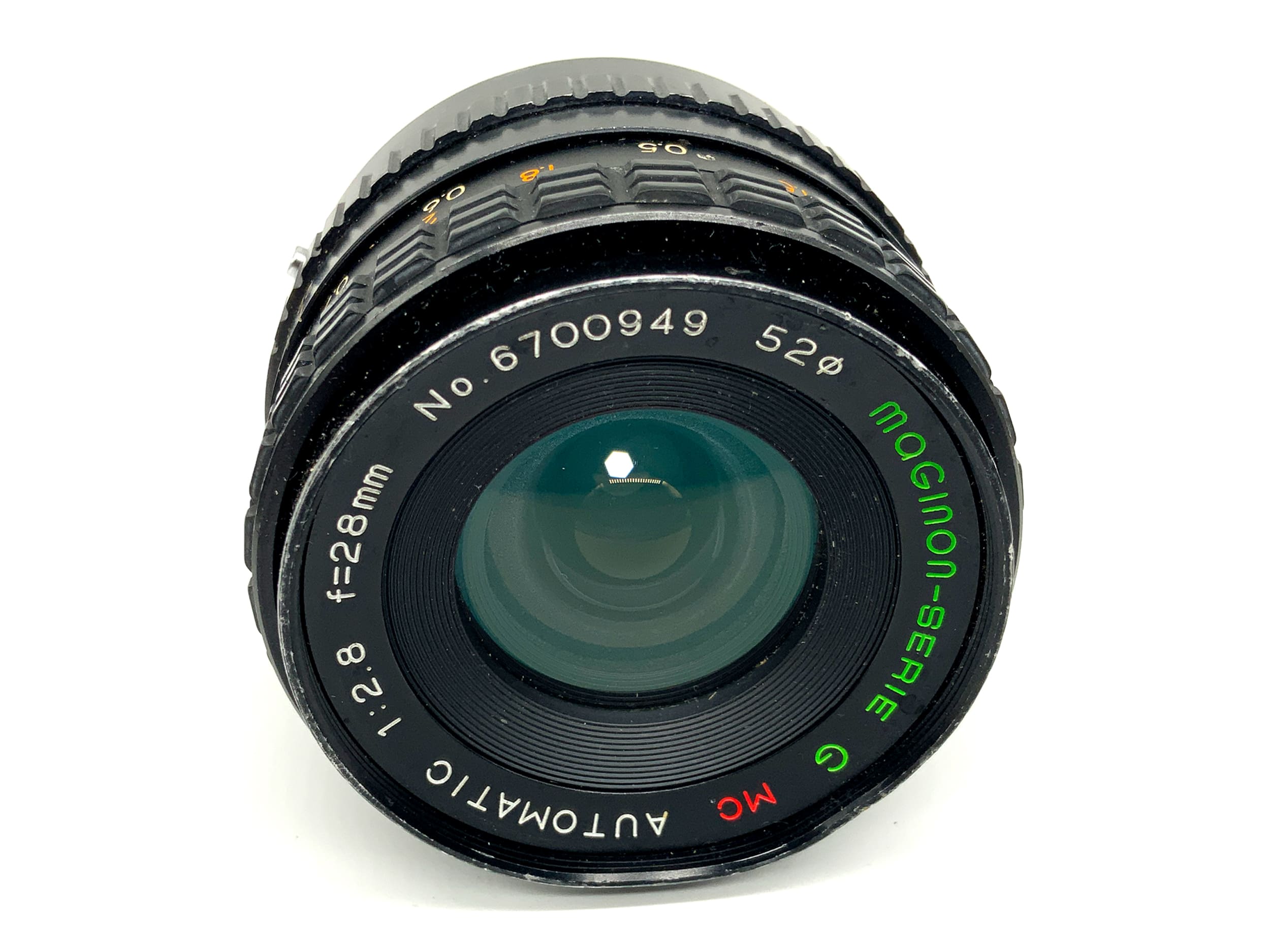 MAGINON Serie G MC 28mm 1:2.8 Objektiv Festbrennweite (Konica AR)