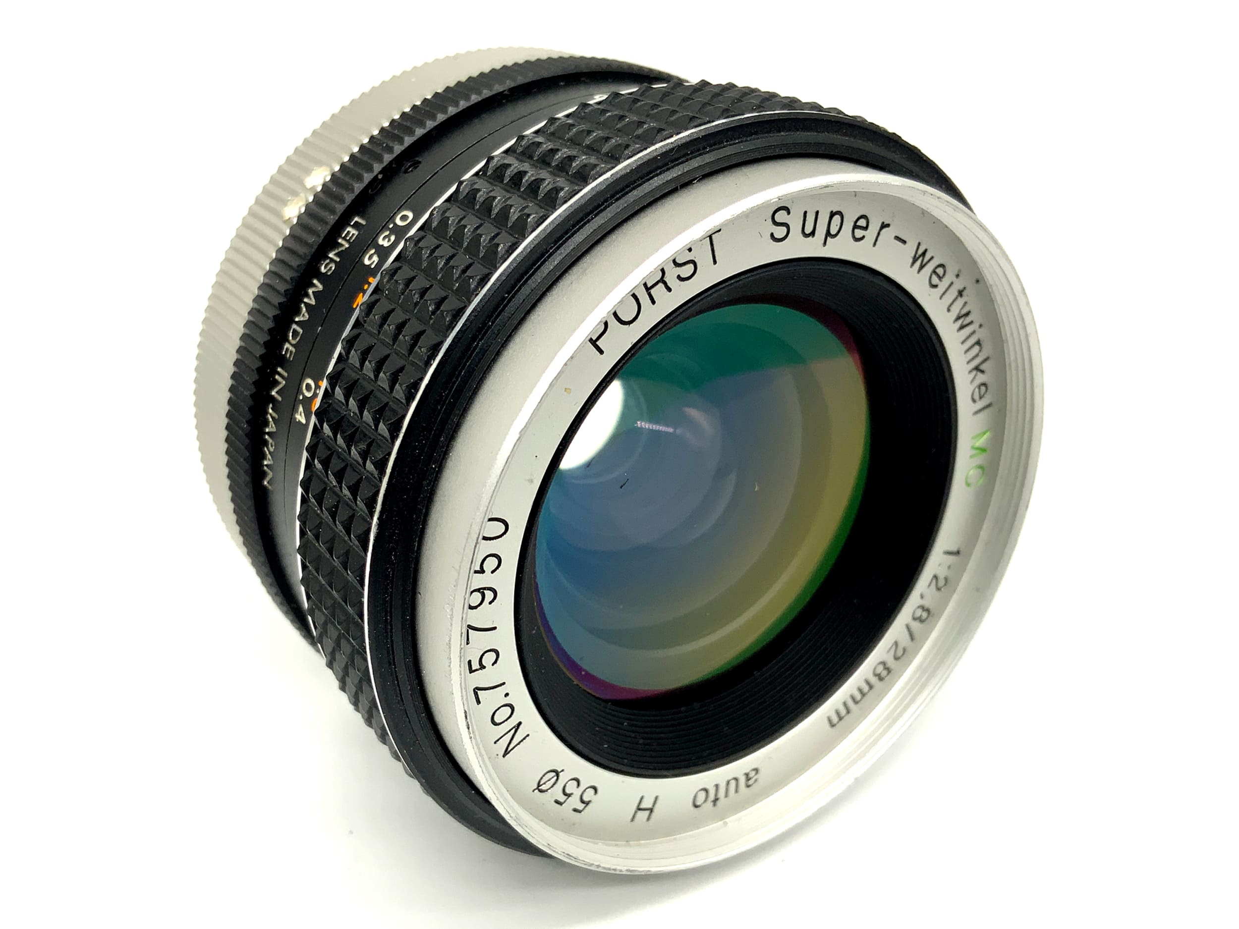 Porst MC Super Weitwinkel 28mm 1:2.8 Objektiv Festbrennweite (M42) Nebel!