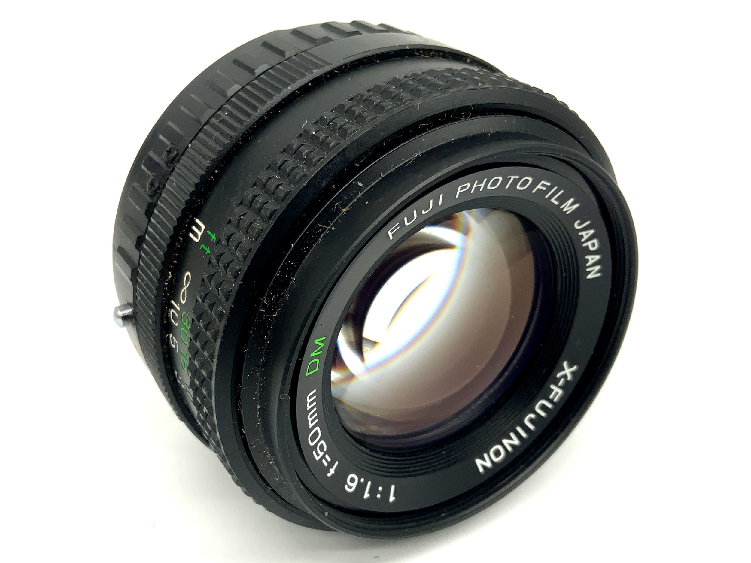 Fuji X-Fujinon DM 50mm 1:1.6 Objektiv Festbrennweite (Fujica X) Pilz!