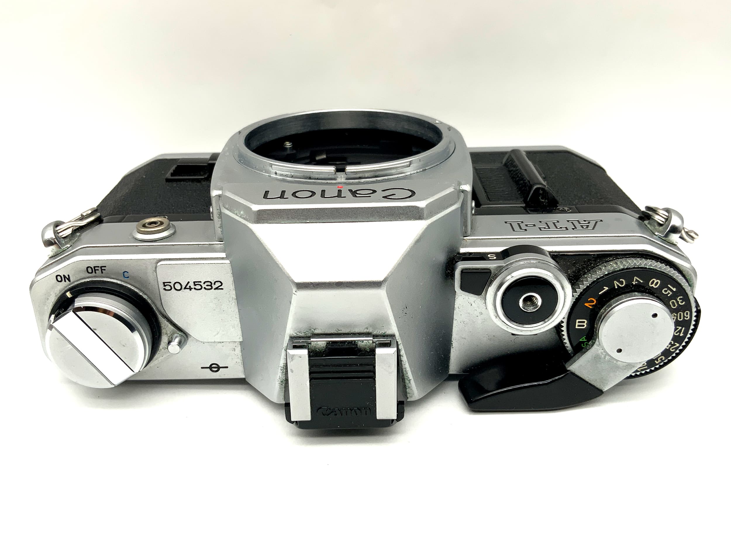 Canon AT-1 SLR 35mm Spiegelreflexkamera analog Body Gehäuse (Canon FD)