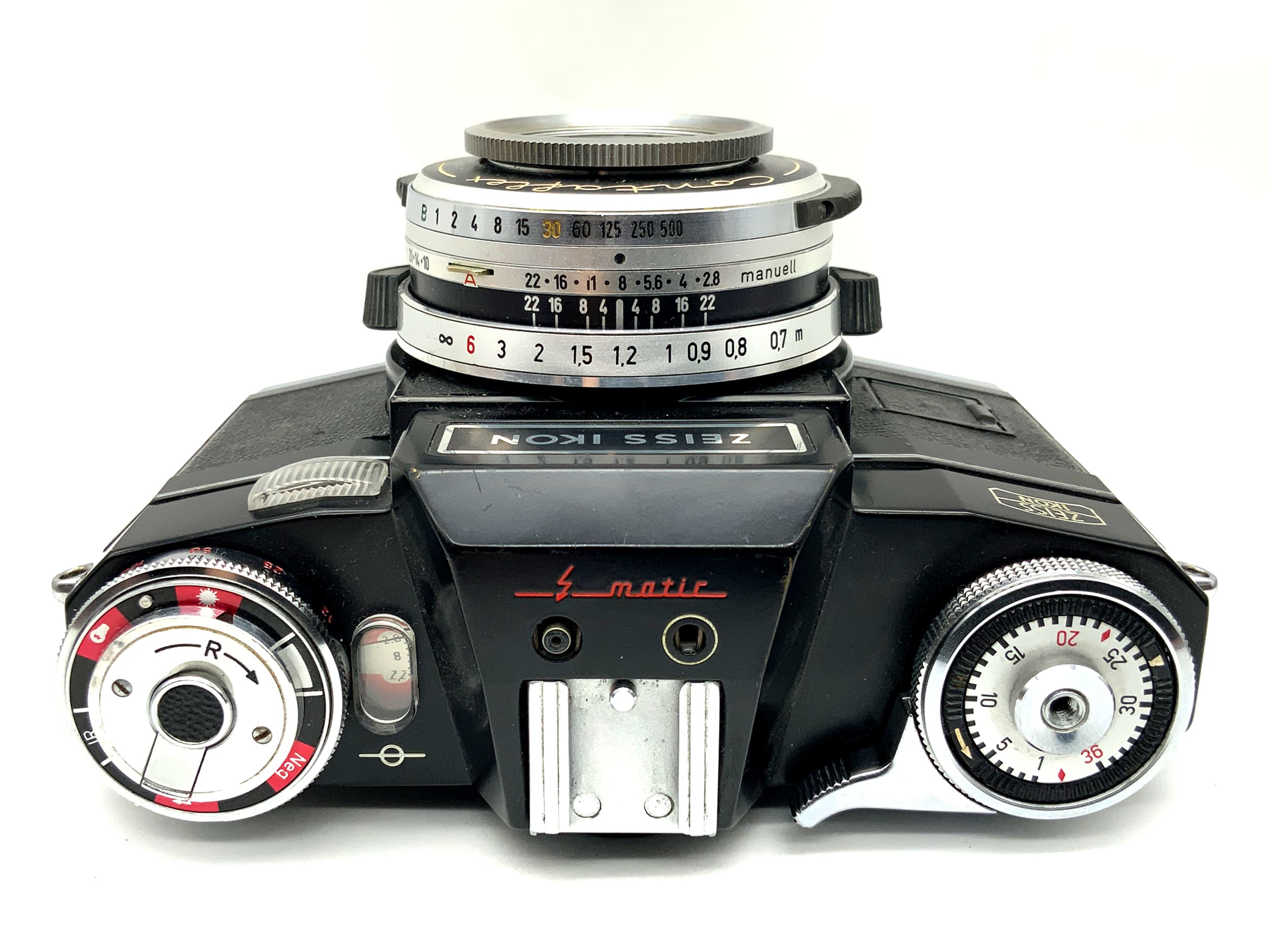 Zeiss Ikon Contaflex Super B SLR Synchro-Compur X 35mm SLR avec Tessar 2.8 50mm