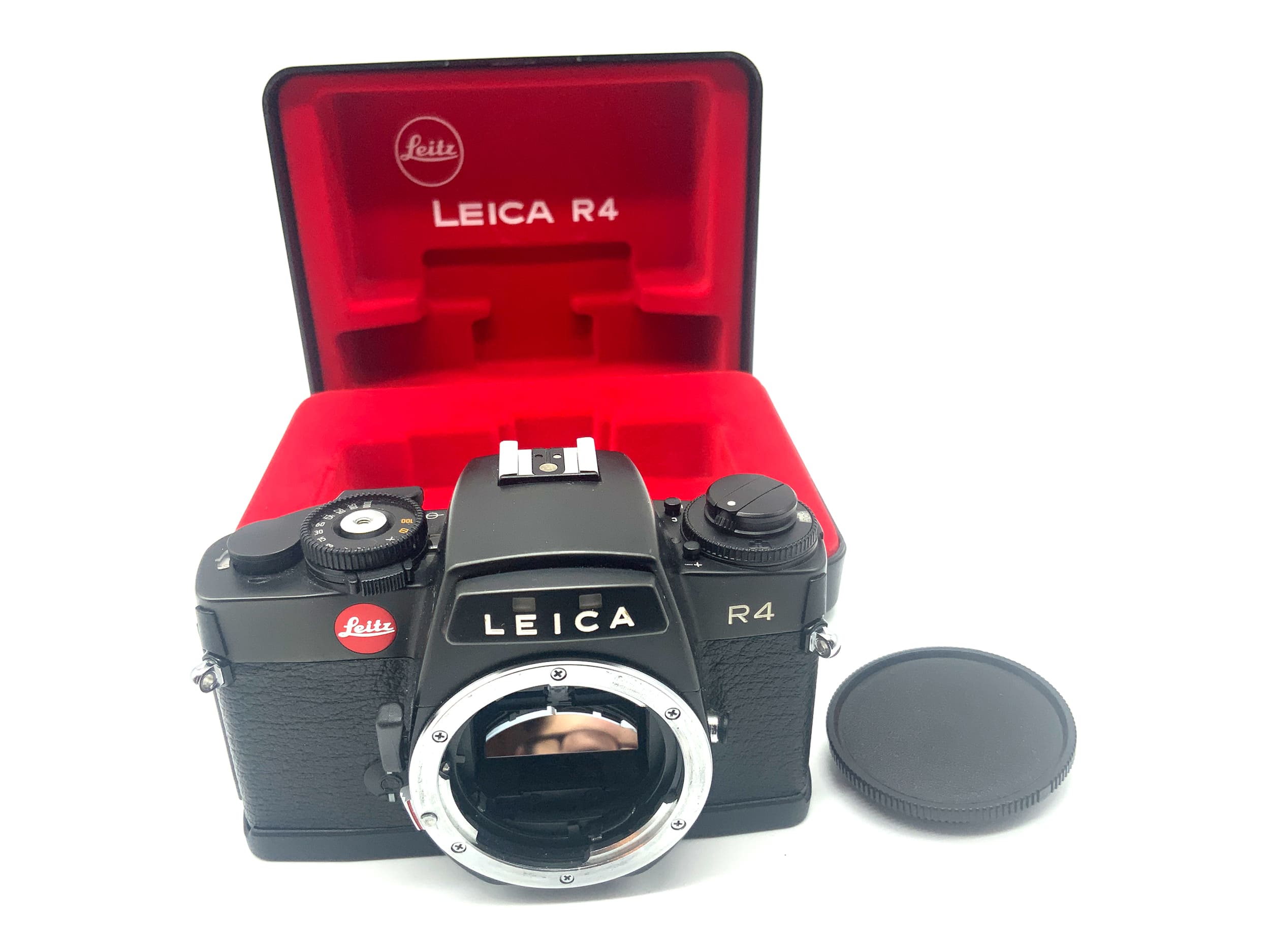 Leica R4 SLR in OVP 35mm Spiegelreflexkamera analog Body Gehäuse (Leica R)