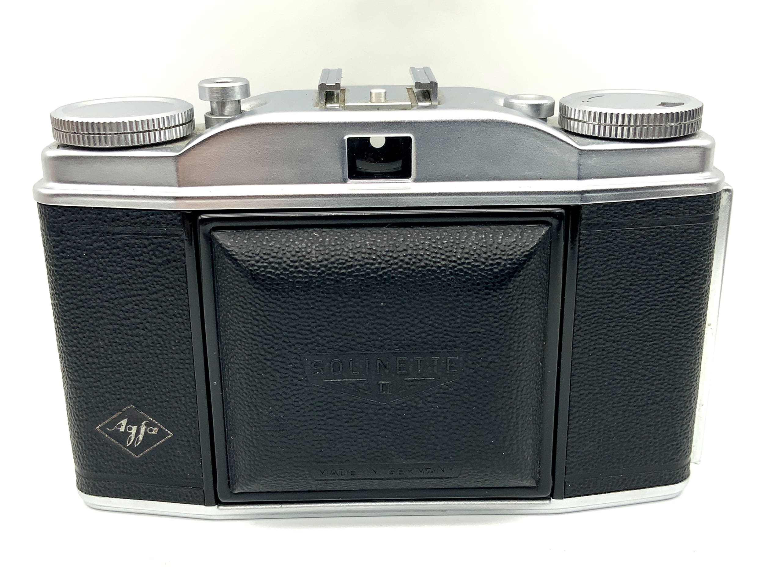 Agfa Solinette II Klappkamera mit Solinar 1:3,5 50mm Prontor SVS Analogkamera