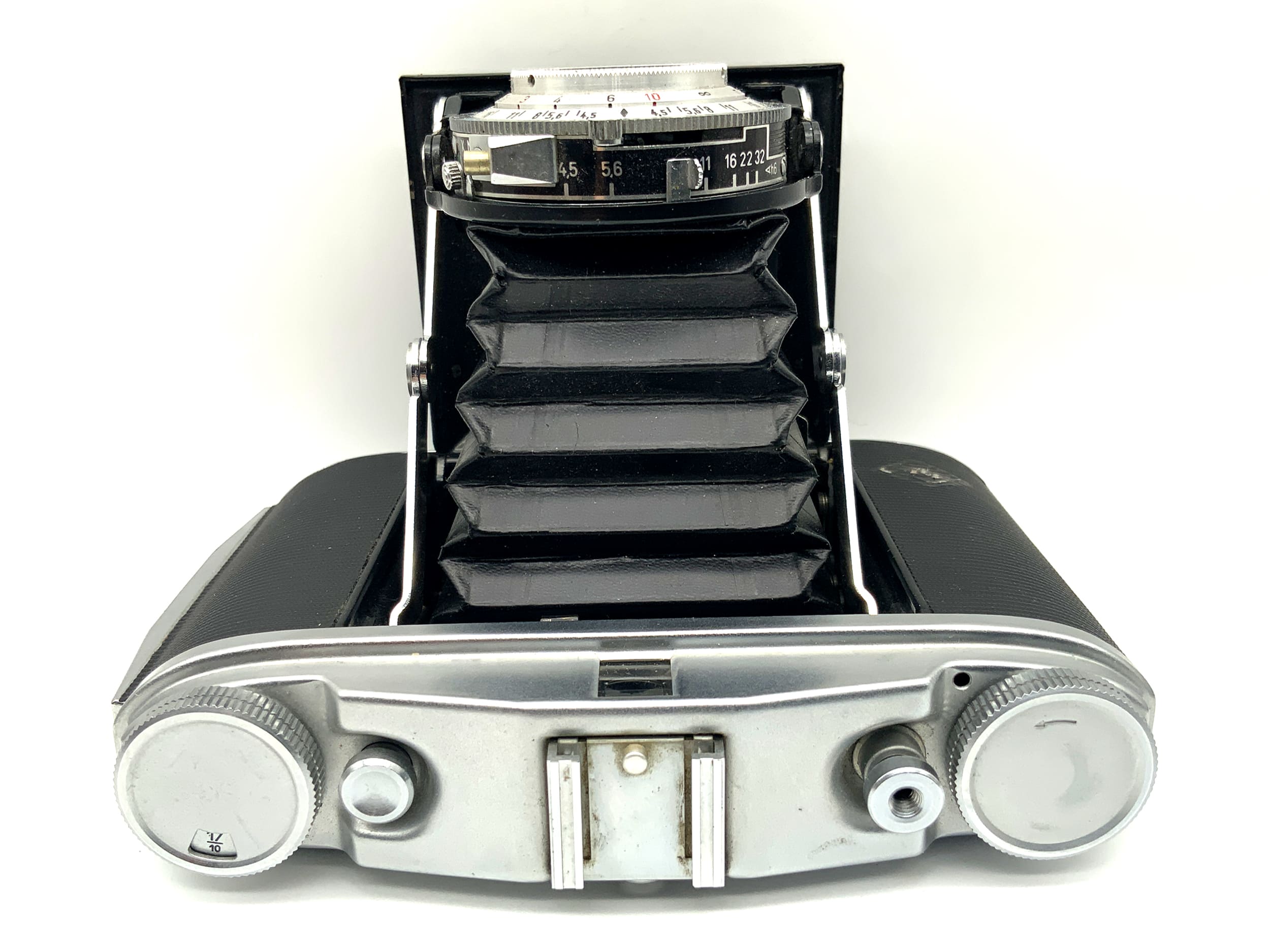 Agfa Isolette II Klappkamera mit Apotar 1:4,5 85mm Prontor SVS Analogkamera