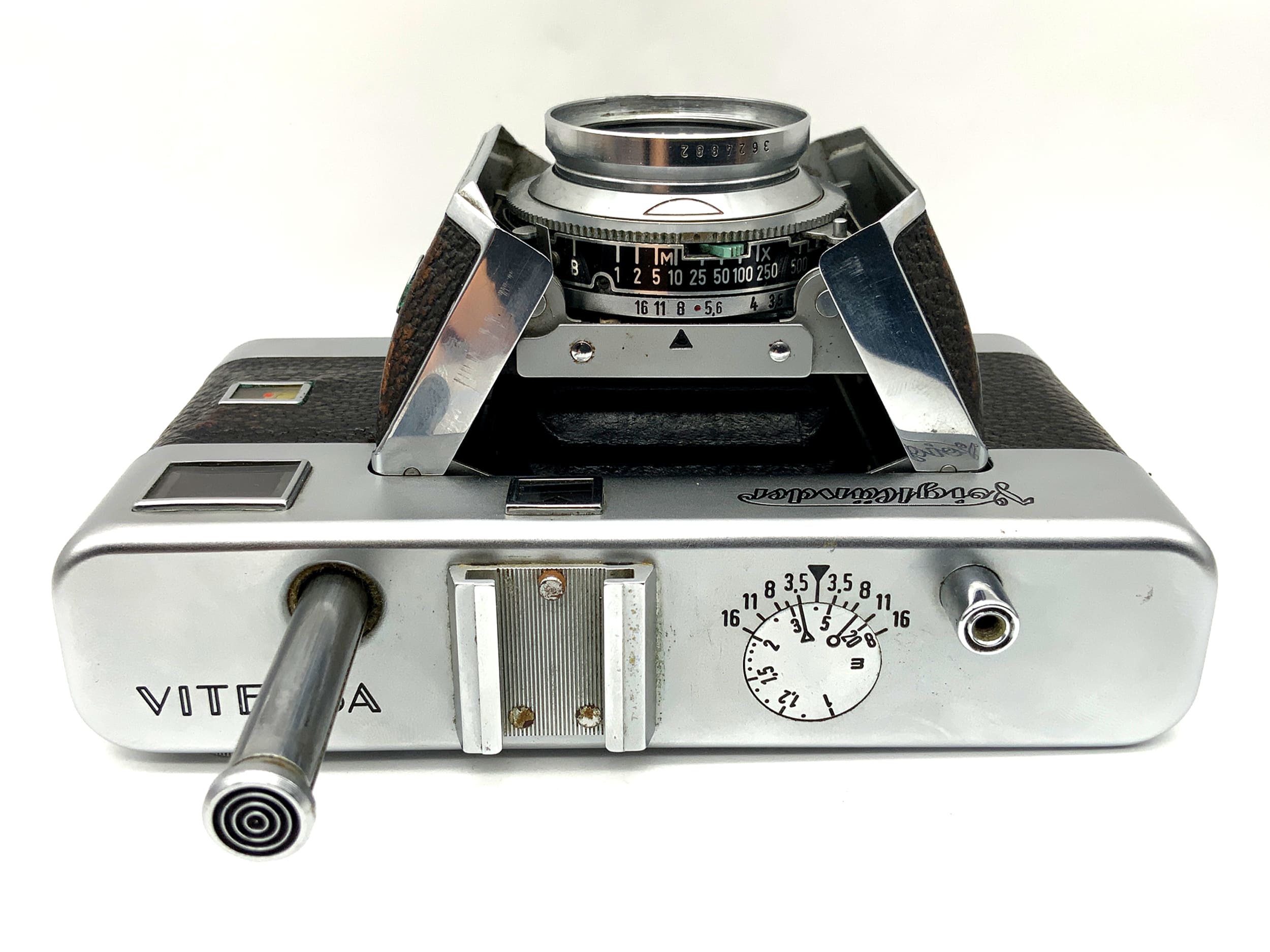 Voigtländer Vitessa Klappkamera mit Color-Skopar 1:3,5 50mm Synchro-Compur