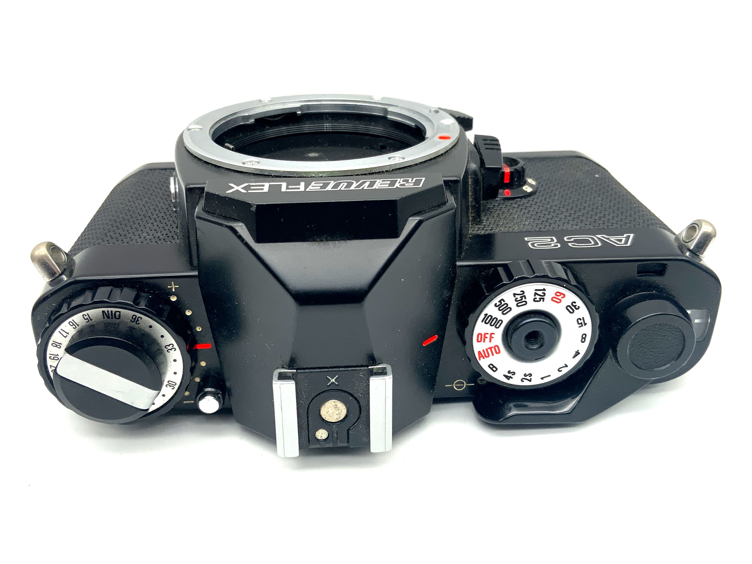 Revueflex AC 2 SLR 35mm Spiegelreflexkamera analog Body Gehäuse (Pentax K)