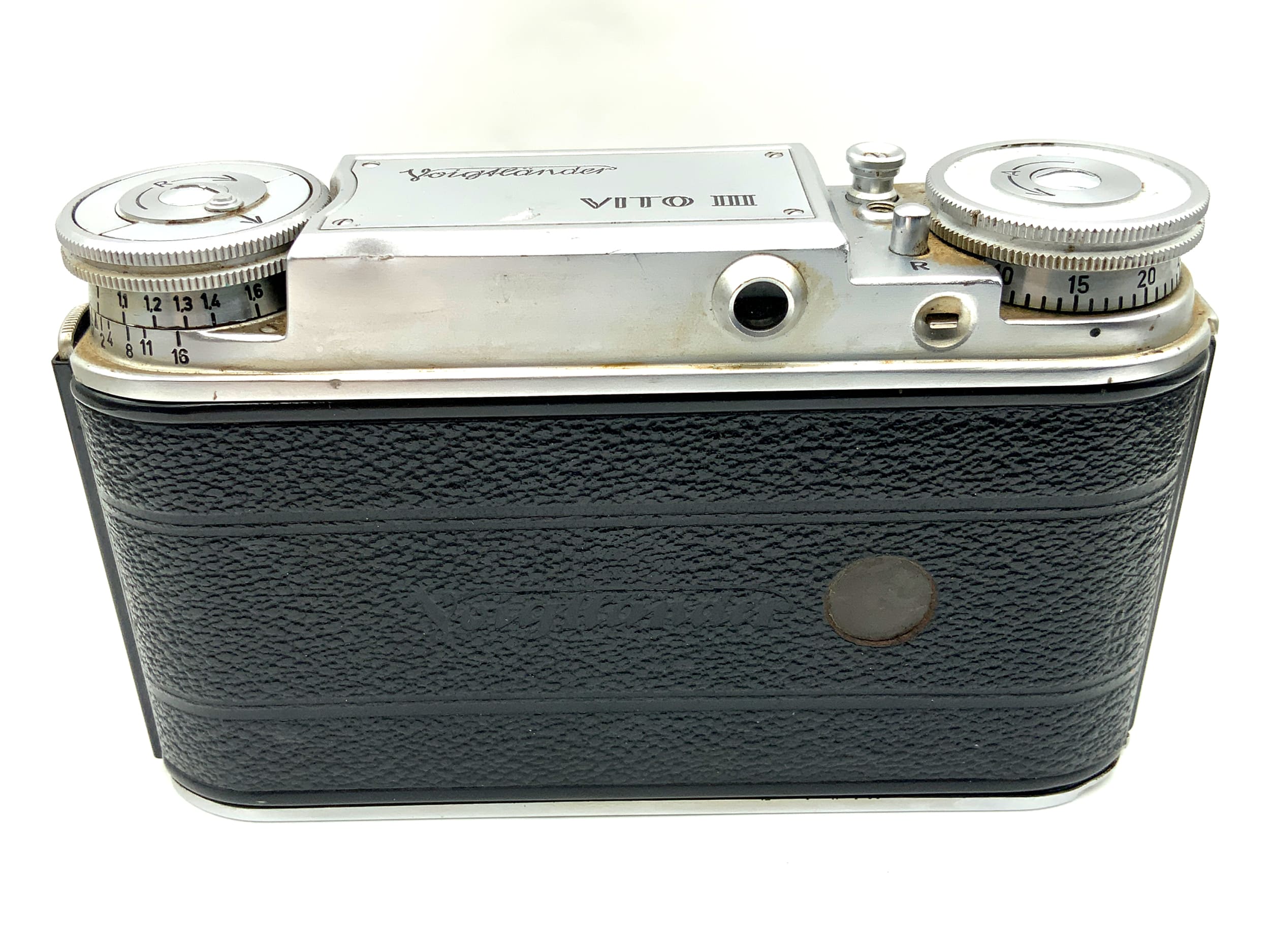 Voigtländer Vito III Klappkamera mit Ultron 1:2 50mm Compur Rapid + Tasche