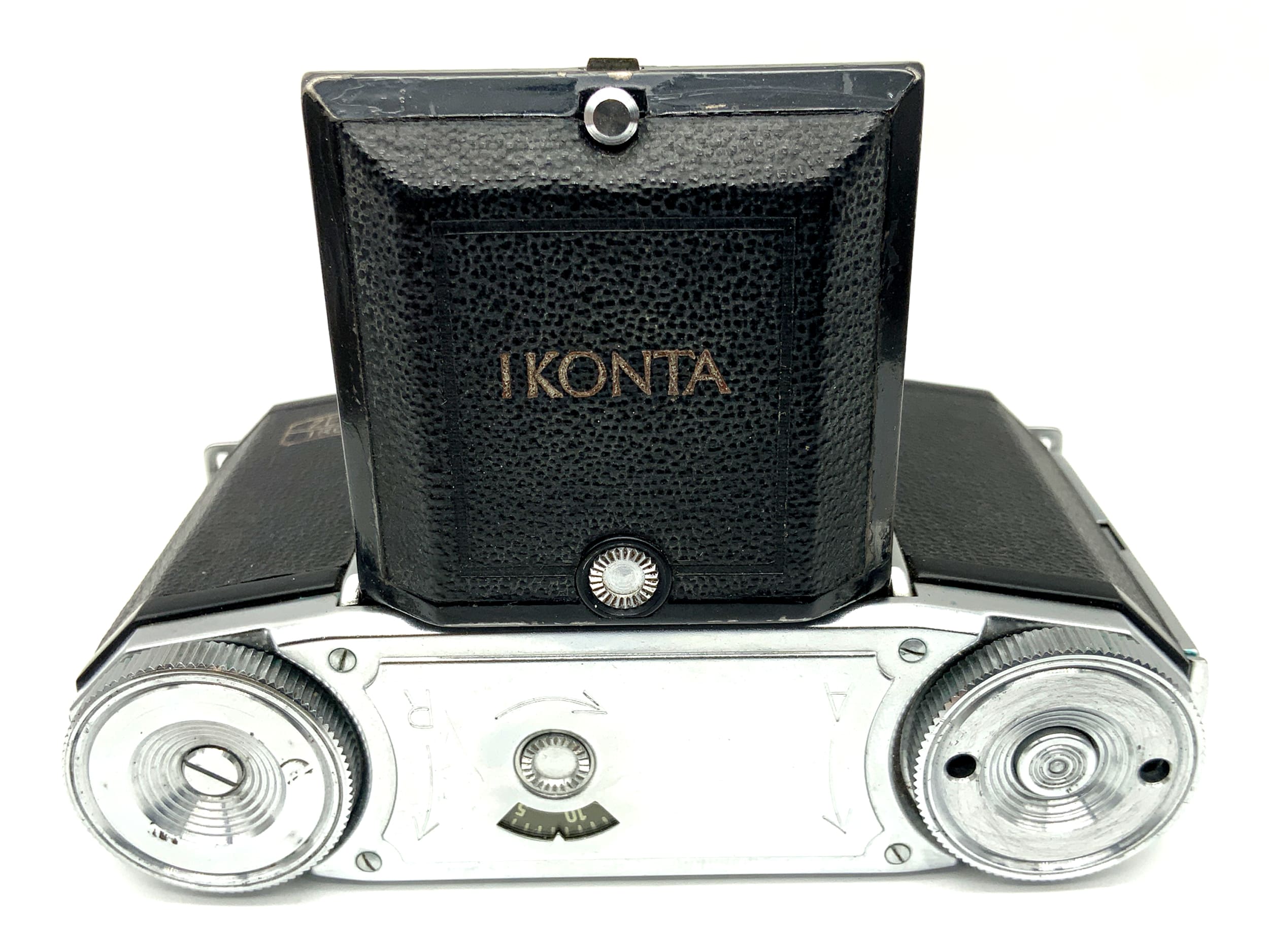 Zeiss Ikon Ikonta 522/24 folding camera with Tessar 1:2.8 45mm red T Synchro Compur