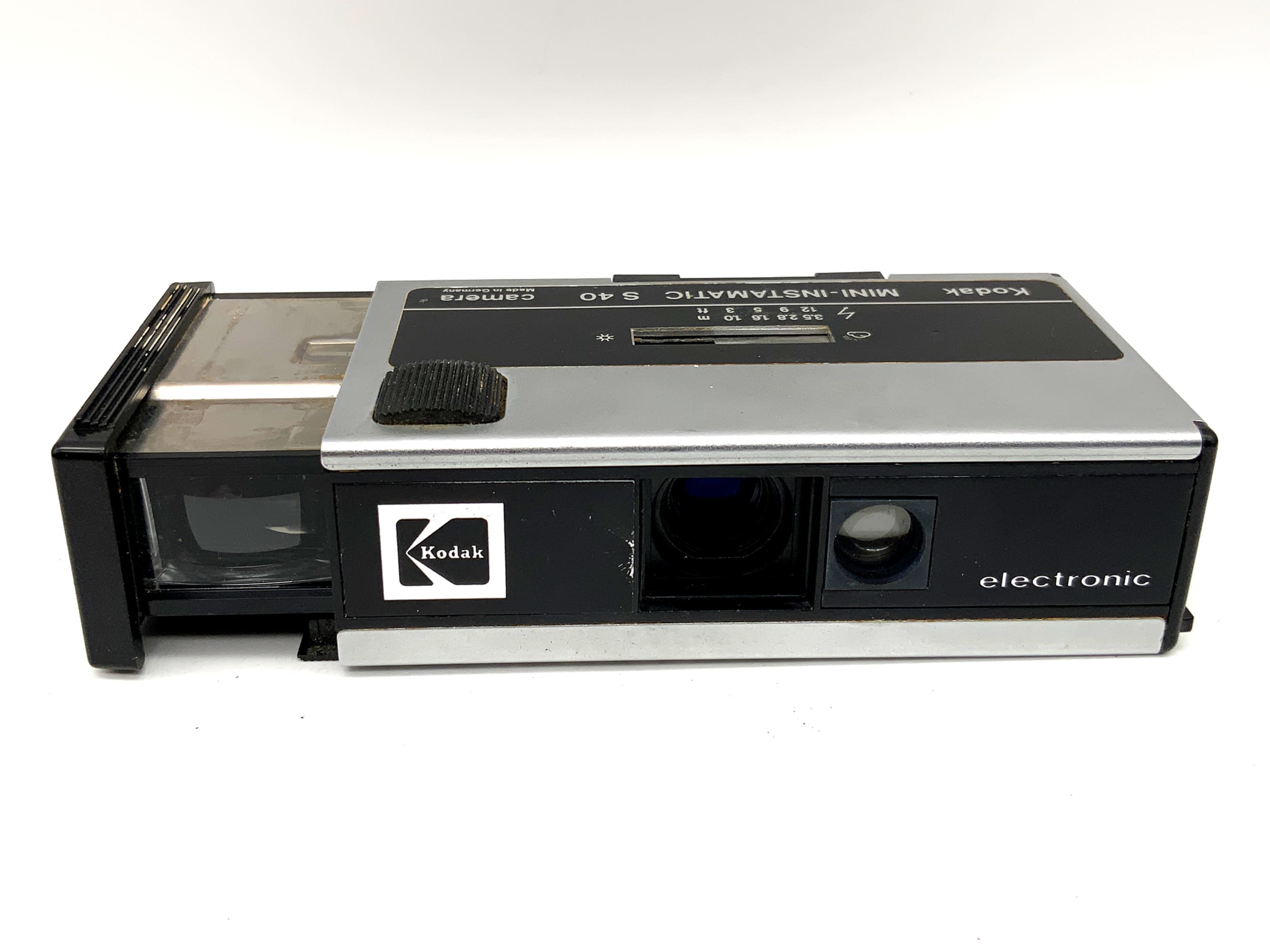 Kodak Mini-Instamatic S40 Sucherkamera mit Reomar 5.6/25 Miniatuarkamera