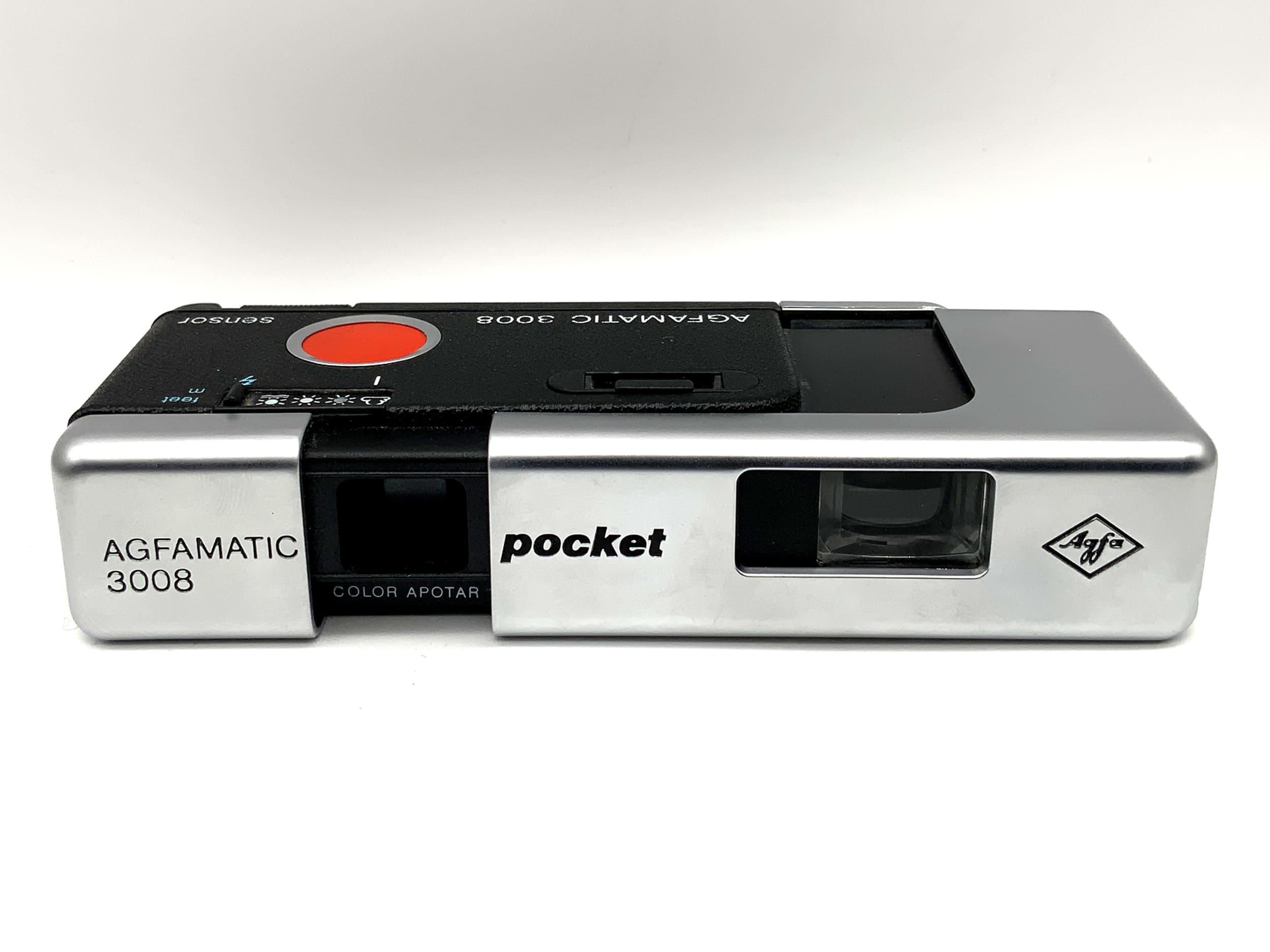 Agfa Agfamatic 3008 Sucherkamera mit Color Apotar Miniatuarkamera Analogkamera