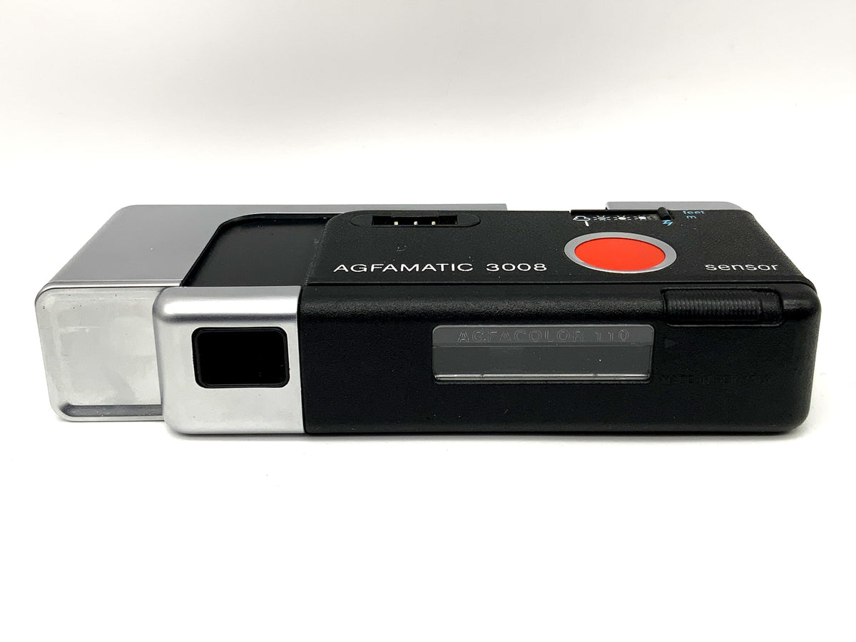 Agfa Agfamatic 3008 Sucherkamera mit Color Apotar Miniatuarkamera Analogkamera