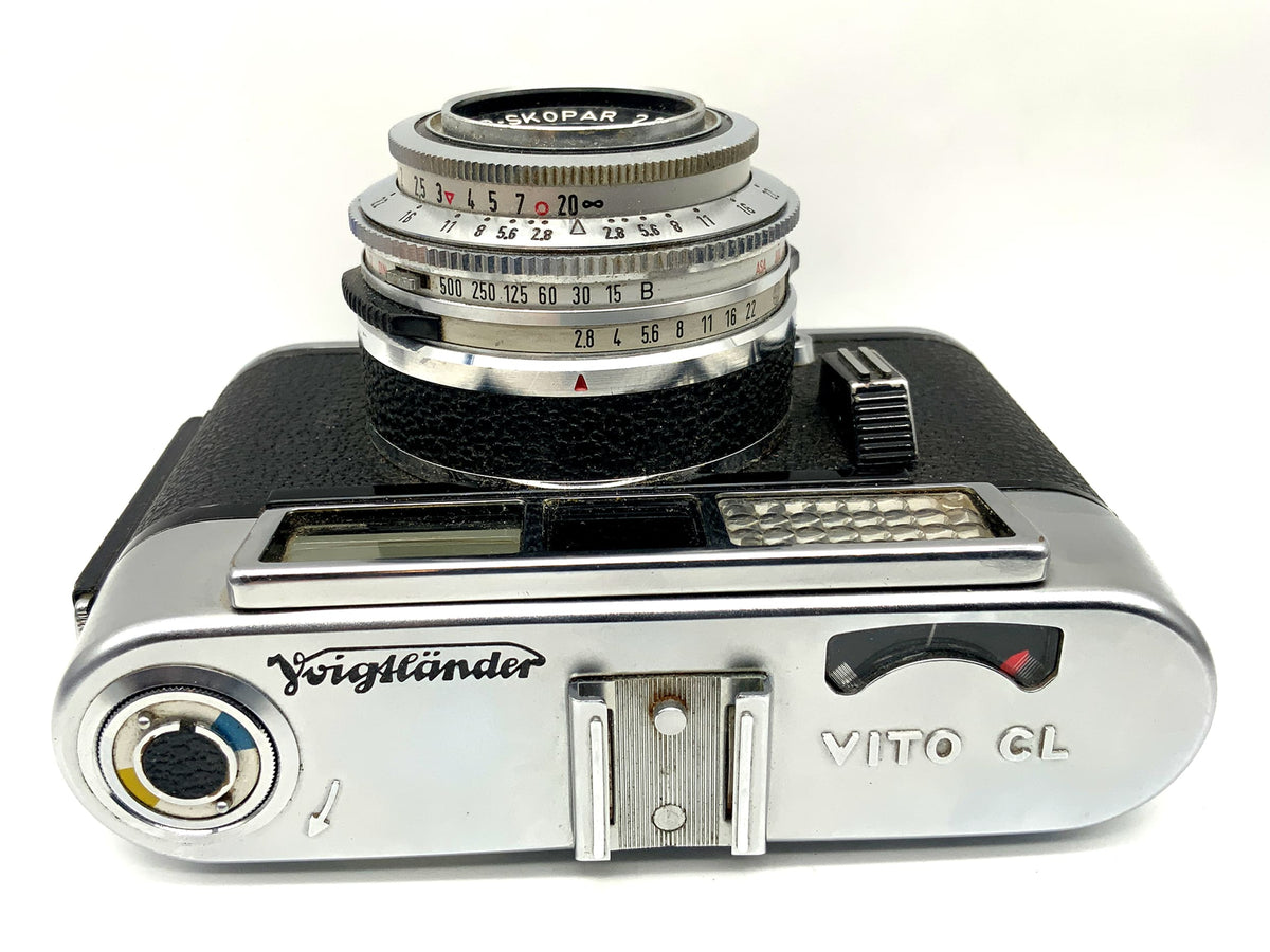 Caméra à viseur Voigtländer Vito CL avec caméra analogique Color-Skopar 50 mm 1:2,8