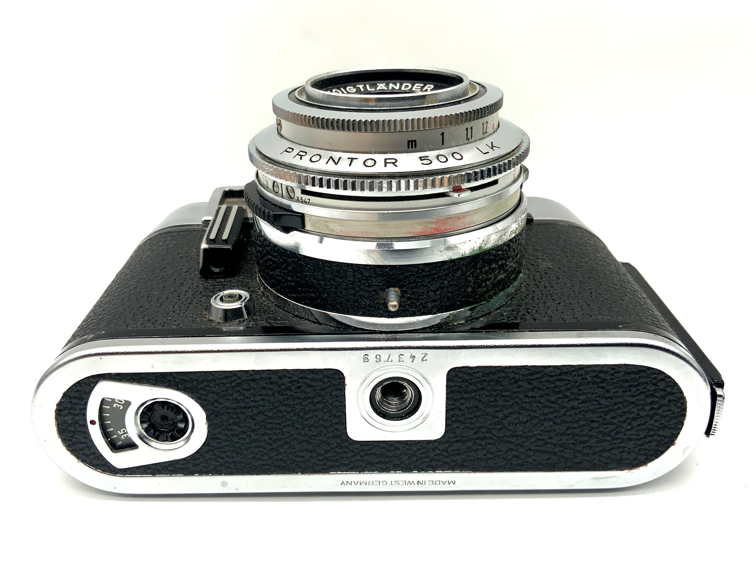 Voigtländer Vito CL Sucherkamera mit Color-Skopar 50mm 1:2,8 Analogkamera