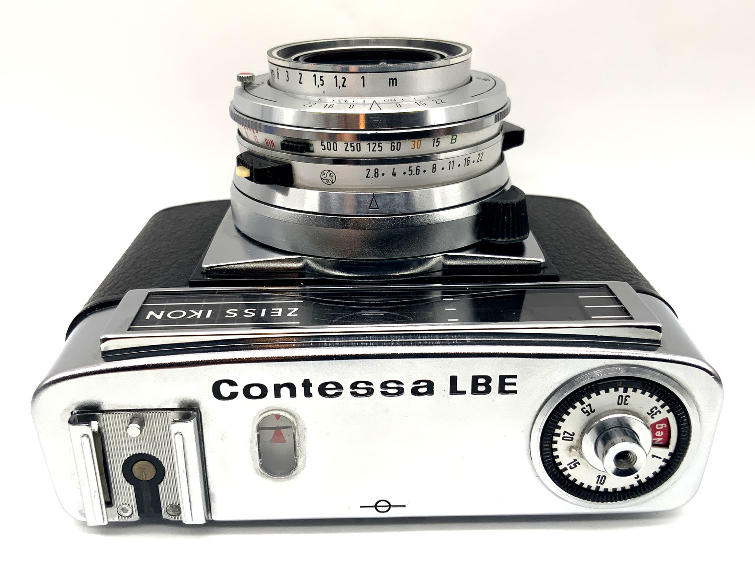 Zeiss Ikon Contessa LBE Sucherkamera mit Carl Zeiss Tessar 2,8 50mm Analogkamera