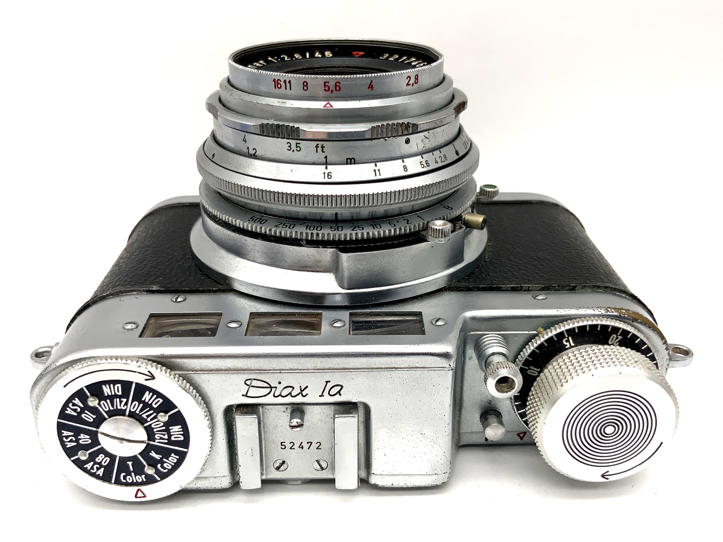 W.Voss Ulm Diax Ia mit Schneider kreuznach Xenar 45mm 1:2,8 Synchro-Compur