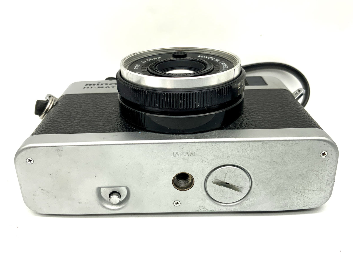 Minolta Hi-Matic G Messsucherkamera mit Rokkor 38mm 1:2.8 Analogkamera