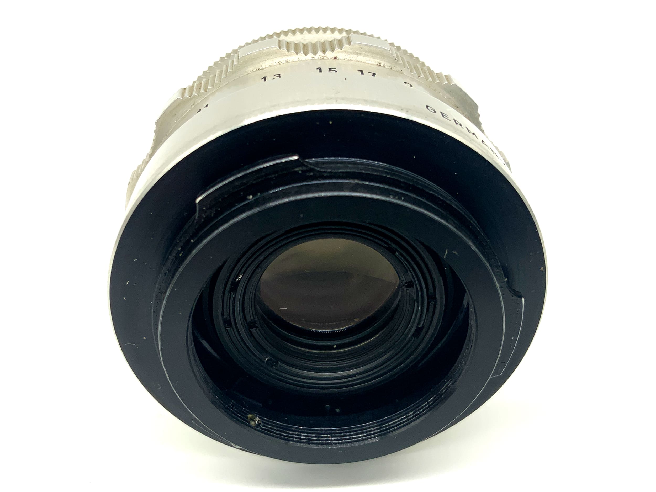 Carl Zeiss Jena Q1 Tessar red T 12 Blades 50mm 1:2.8 Festbrennweite (Altix)