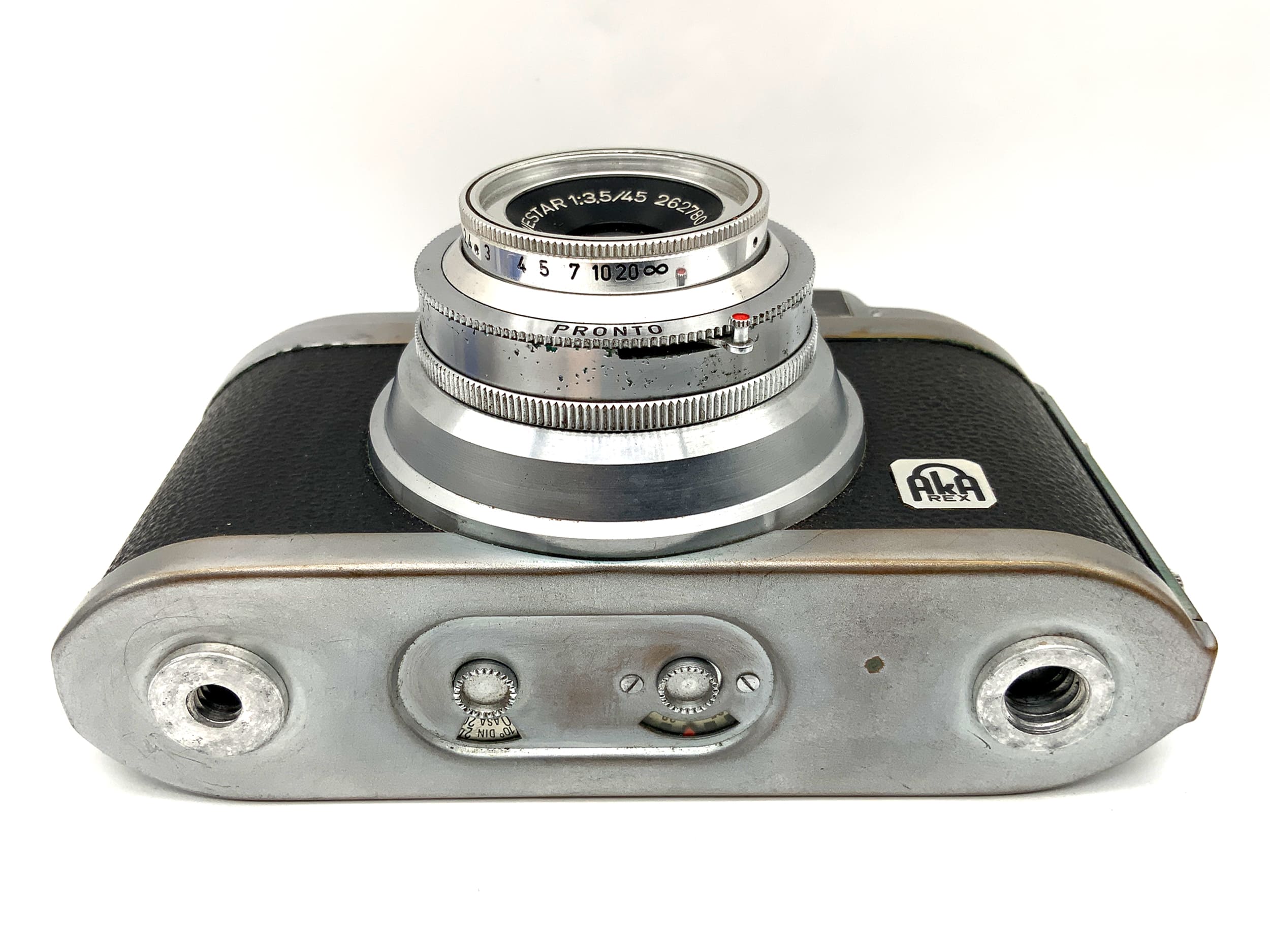 AKA Rex Sucherkamera mit Isco Westar 45mm 1:3,5 Messsucherkamera Analogkamera