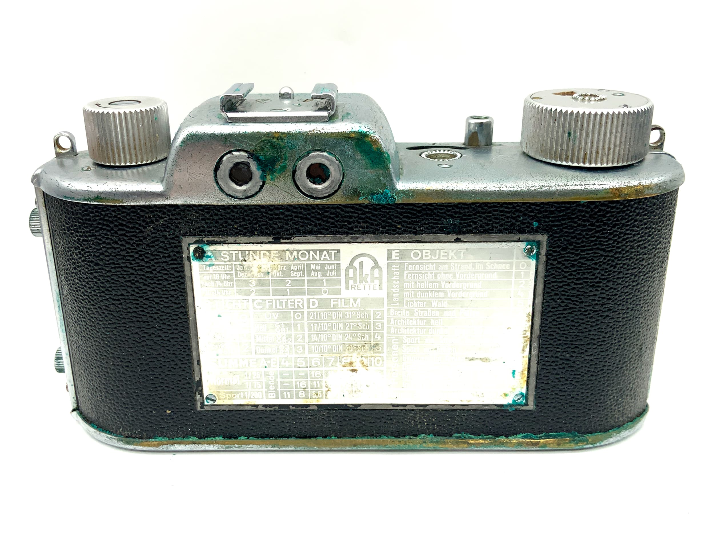 AKA Rette Sucherkamera mit Schneider Kreuznach Radionar 50mm 1:3,5 Analogkamera