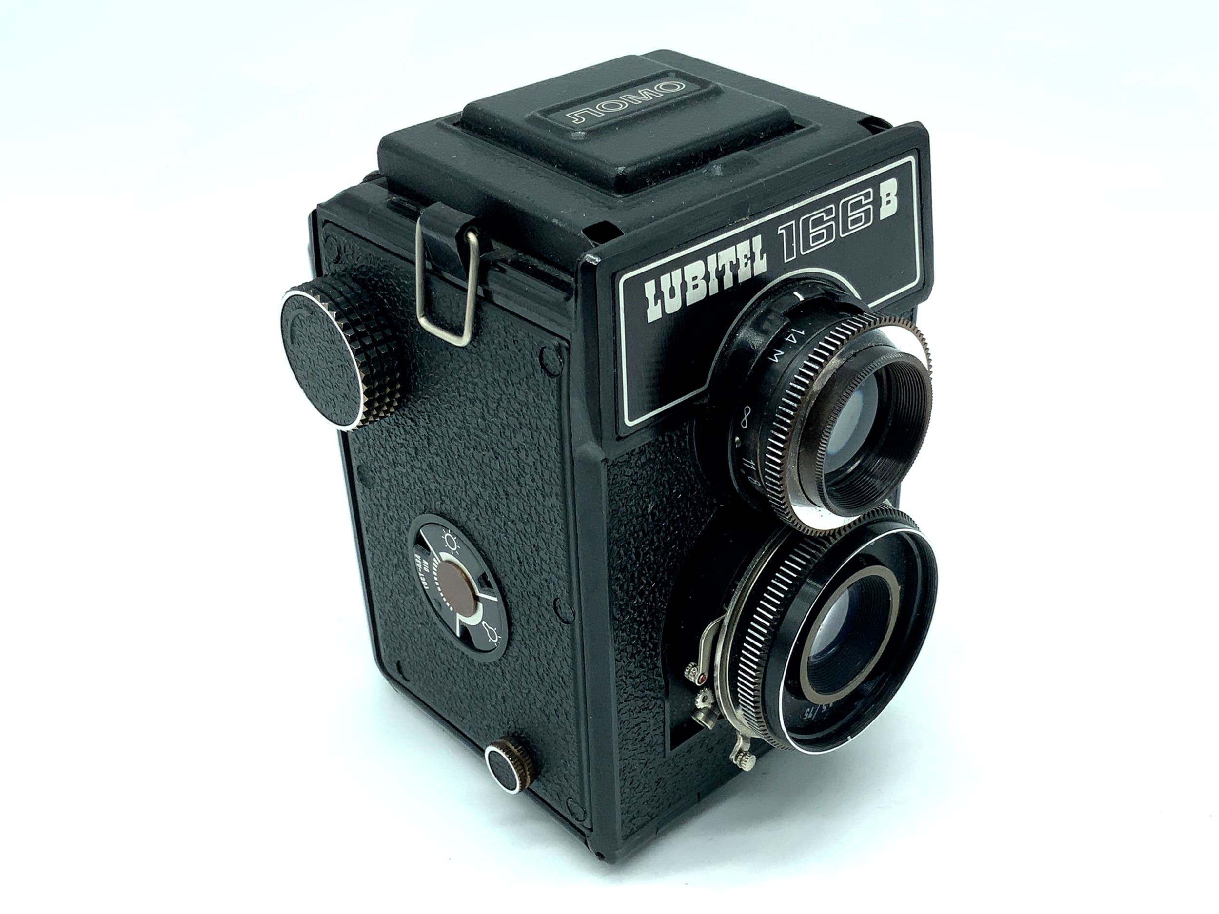 Lomo Lubitel 166B TLR avec objectif T-22 75 mm f/4,5 6x6, appareil photo reflex bi-objectif argentique soviétique
