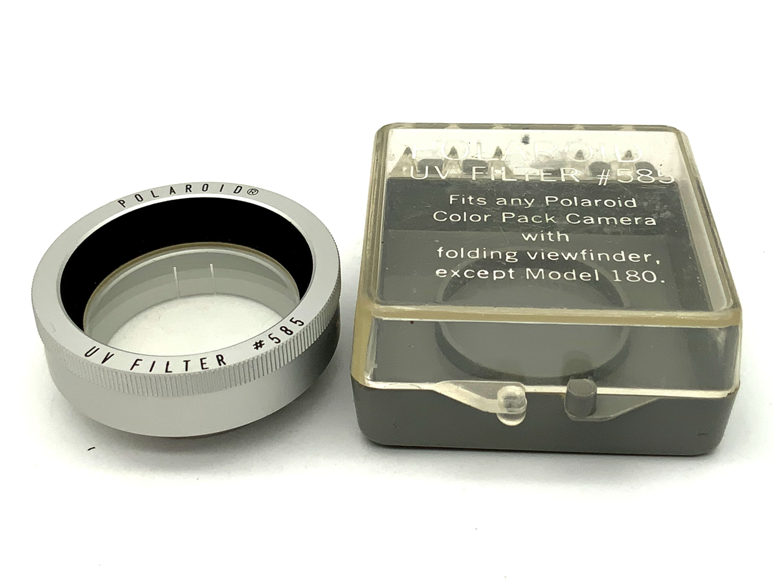 Filtre UV Polaroid 585 pour appareil photo Polaroid Pack (étui, filtre et filetage inclus).