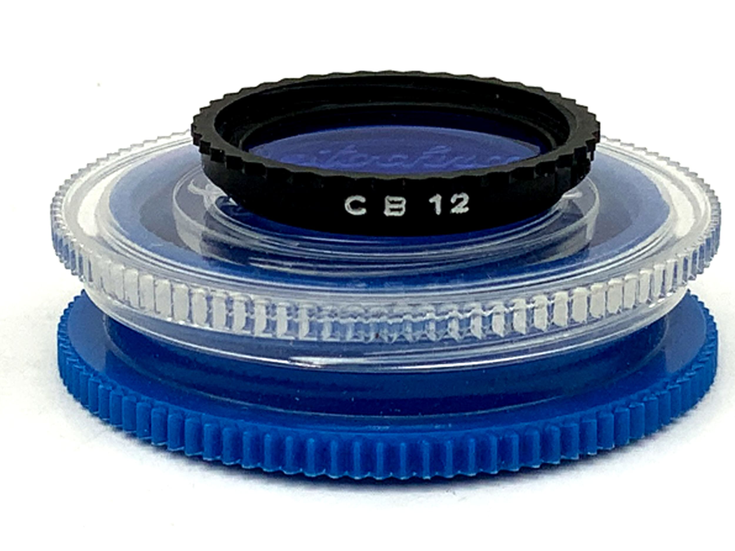 Filtre de couleur Lifa bleu/bleu CB 12 Iva optochrome antireflet 22 mm