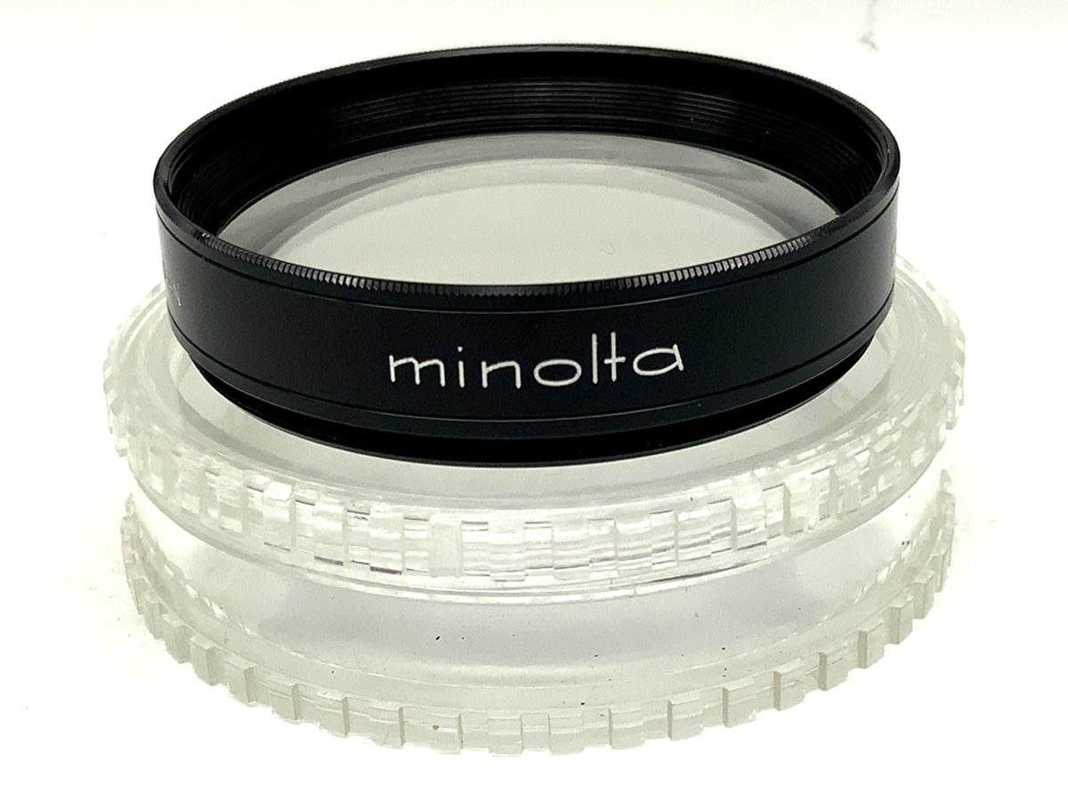 Objectif macro Minolta n° 2 dans son emballage d'origine, filetage pour filtre circulaire de 55 mm