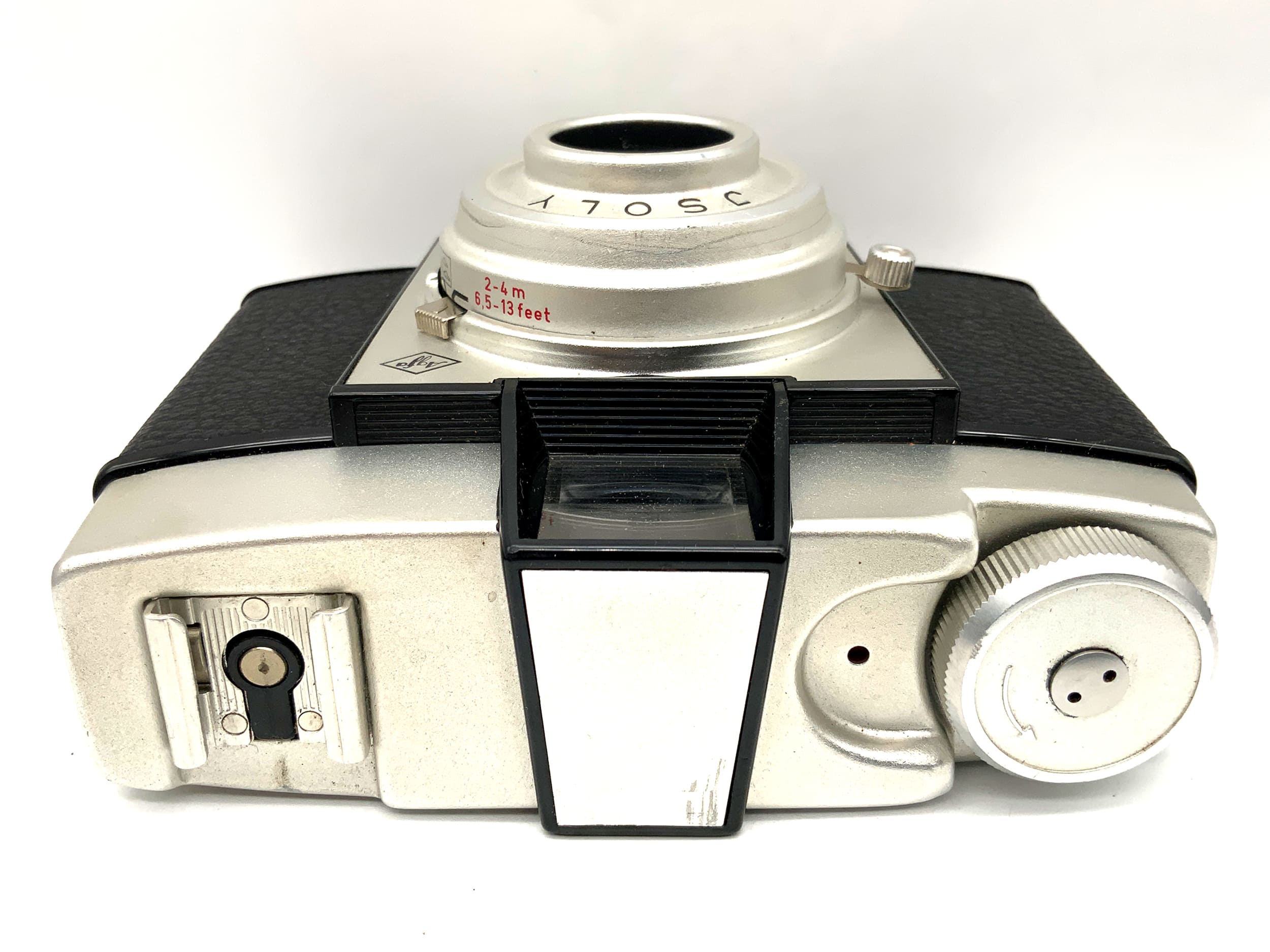 Agfa Isoly Sucherkamera mit Kompaktkamera Analogkamera