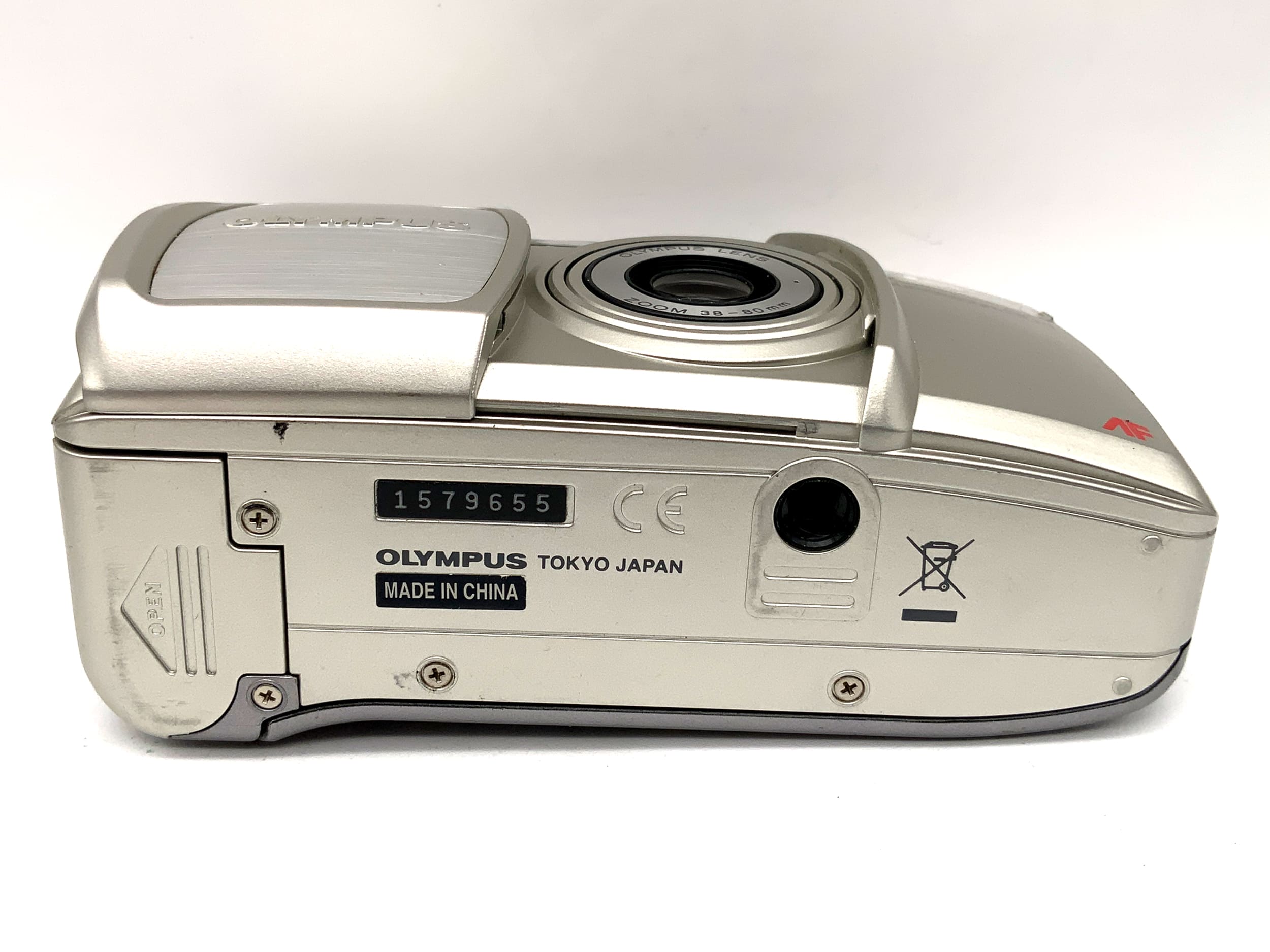 Olympus Superzoom 80s Point&Shoot mit 38-80mm Kompaktkamera Analogkamera