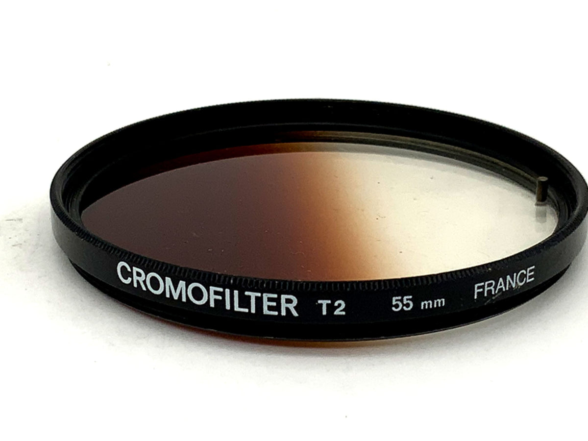 Filtre à effet Cromofilter à gradient de tabac T2, filtre circulaire de 55 mm, filetage