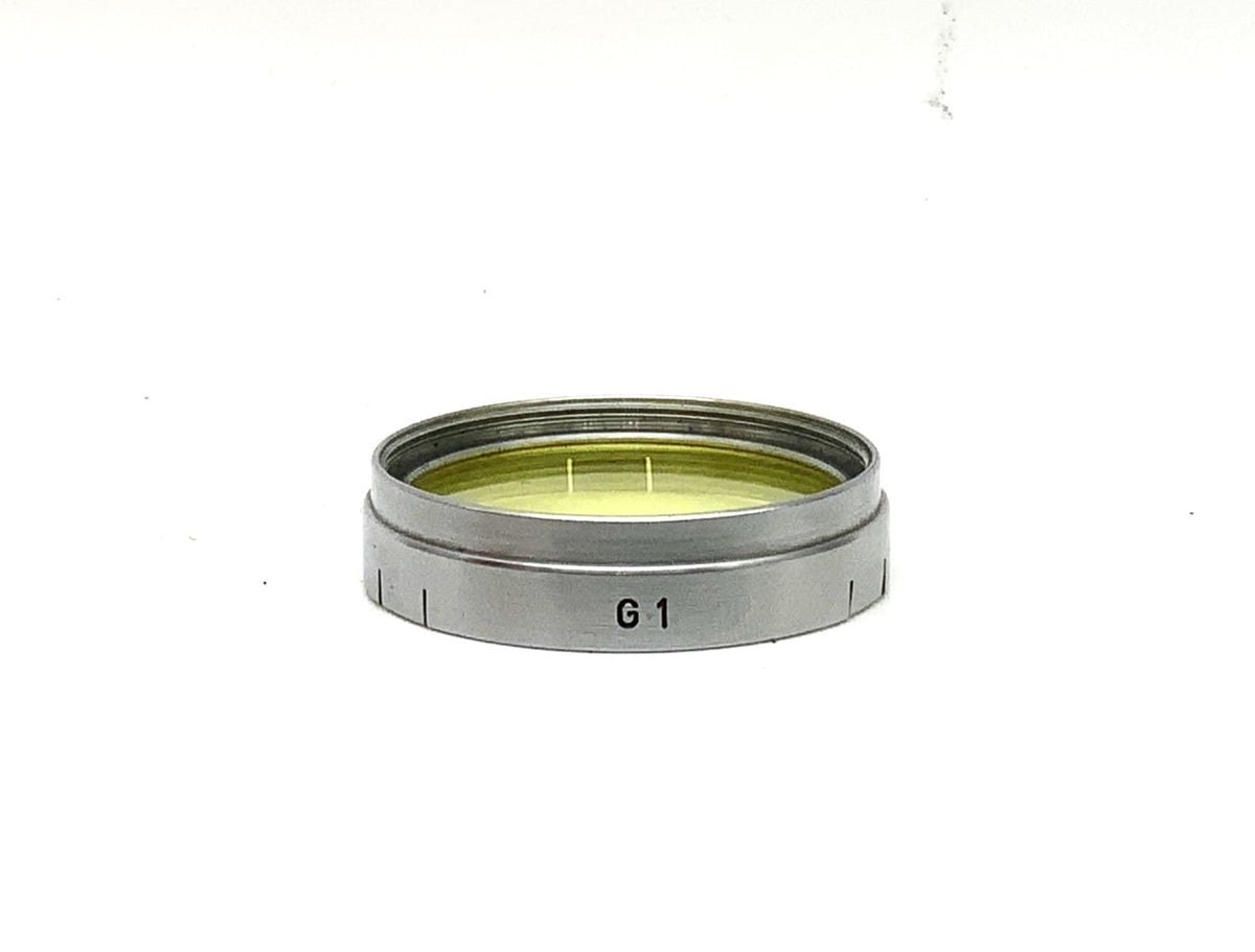 Filtre de couleur Pentacon jaune clair/jaune clair G1 2x, filtre à enfiler, filtre à clipser 30 mm