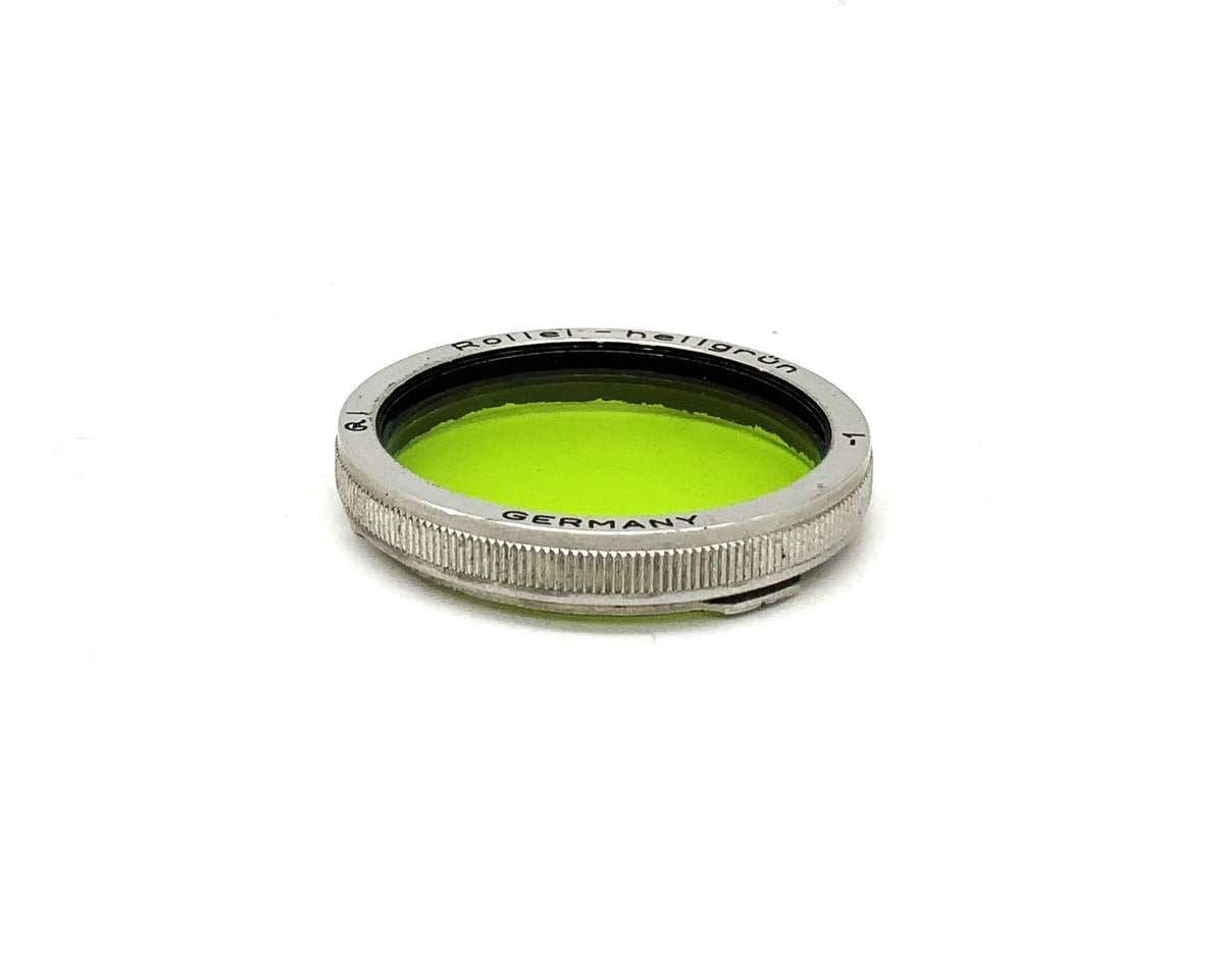 Rollei F&amp;H color filter light green -1 in case, filter RI, filter thread
