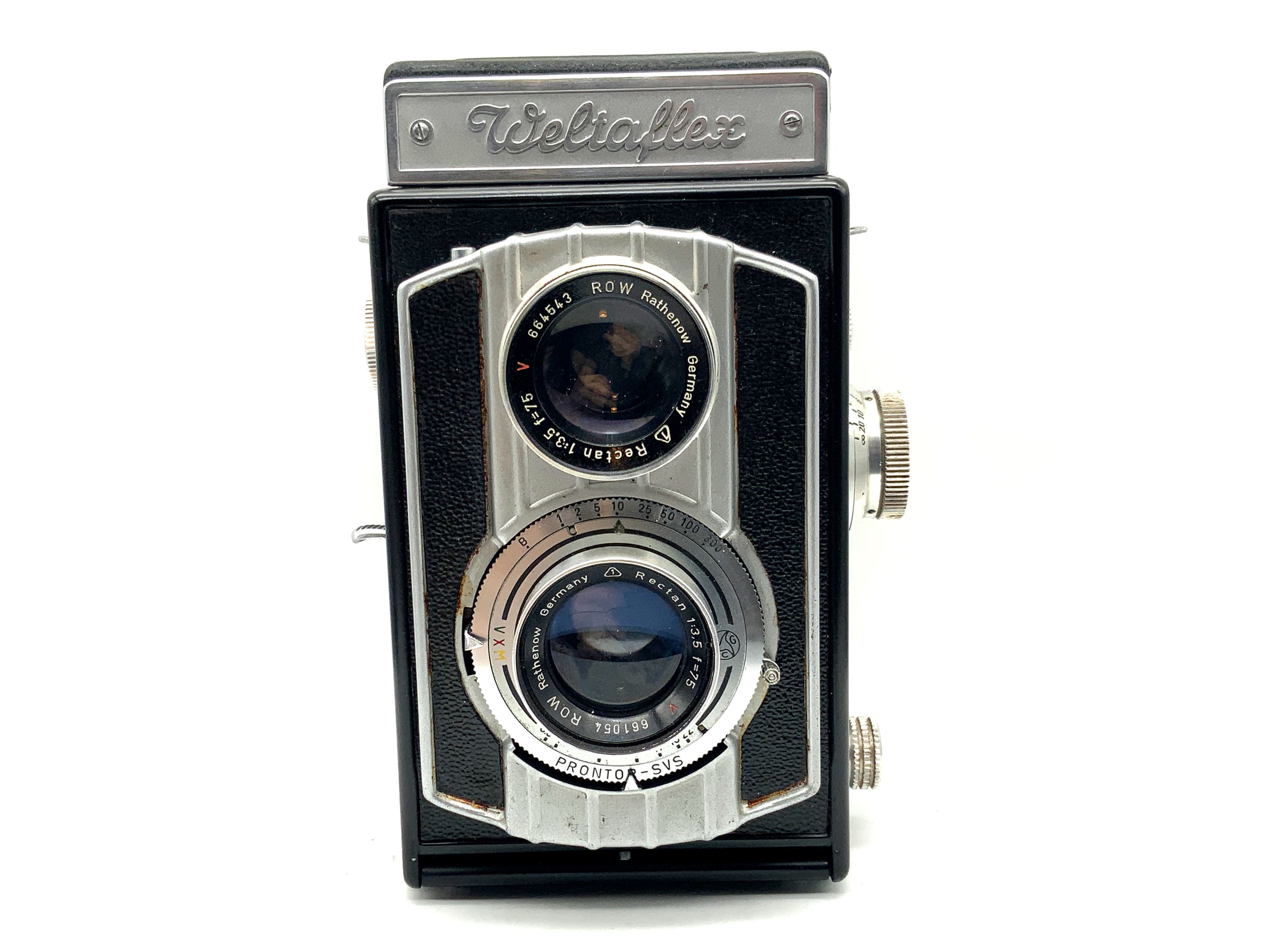 Welta Weltaflex TLR mit ROW Rathenow Rectan 75mm 1:3,5 red V 6x6 zweiäugig