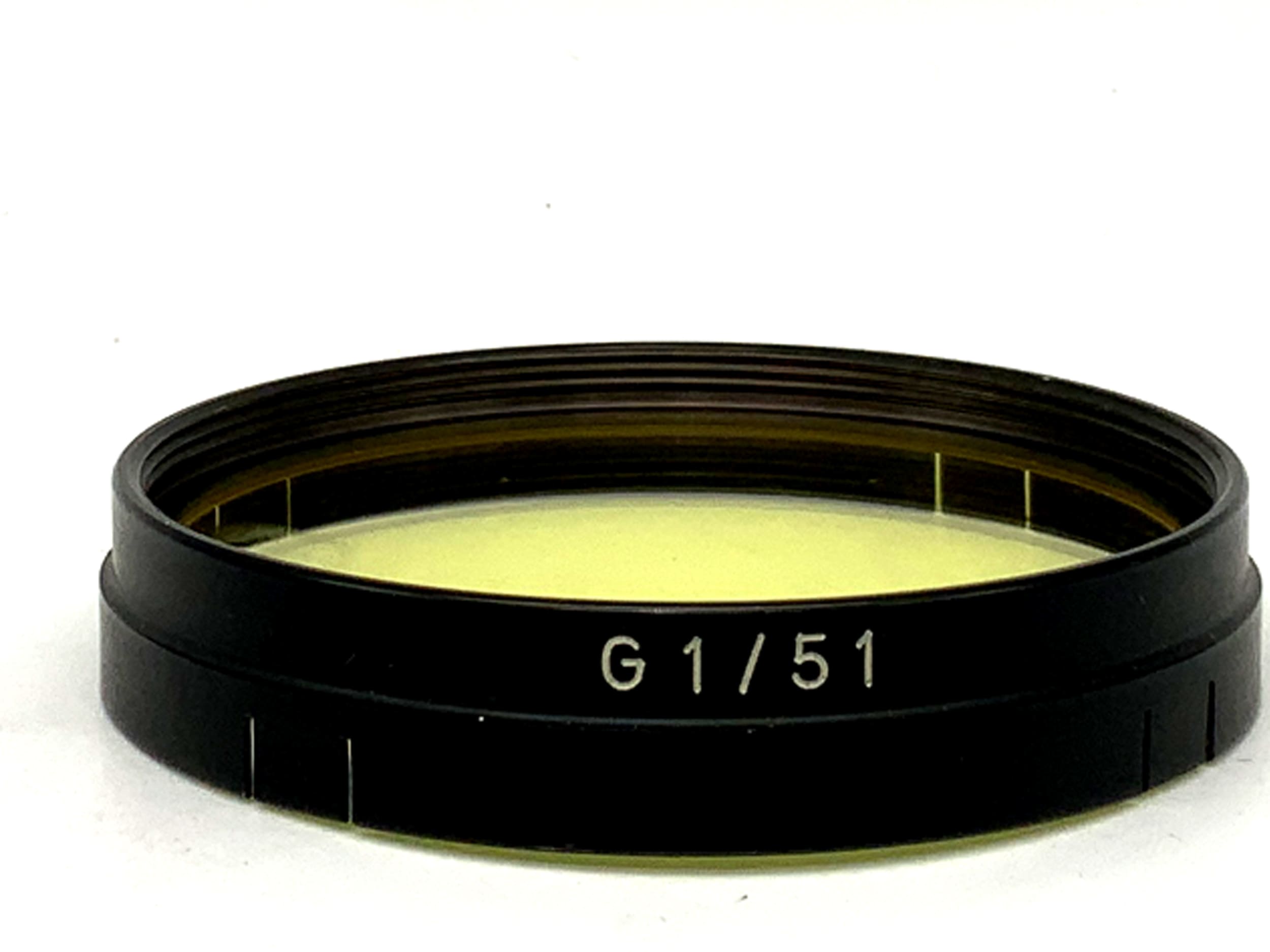 Carl Zeiss Jena Farbfilter gelb/yellow G1Steckfilter Slip On Filter 51mm