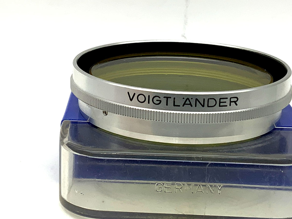 Voigtländer Farbfilter 301/49 gelb/yellow G1 49s AR imEtui Filter 49mm