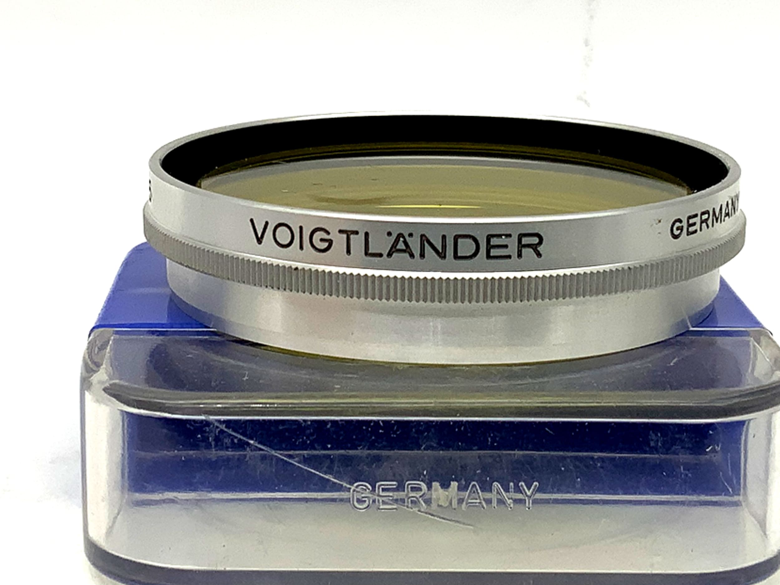 Voigtländer Farbfilter 302/49 gelb/yellow G 3x LW -1.5 AR 49s + Etui Filter 49mm