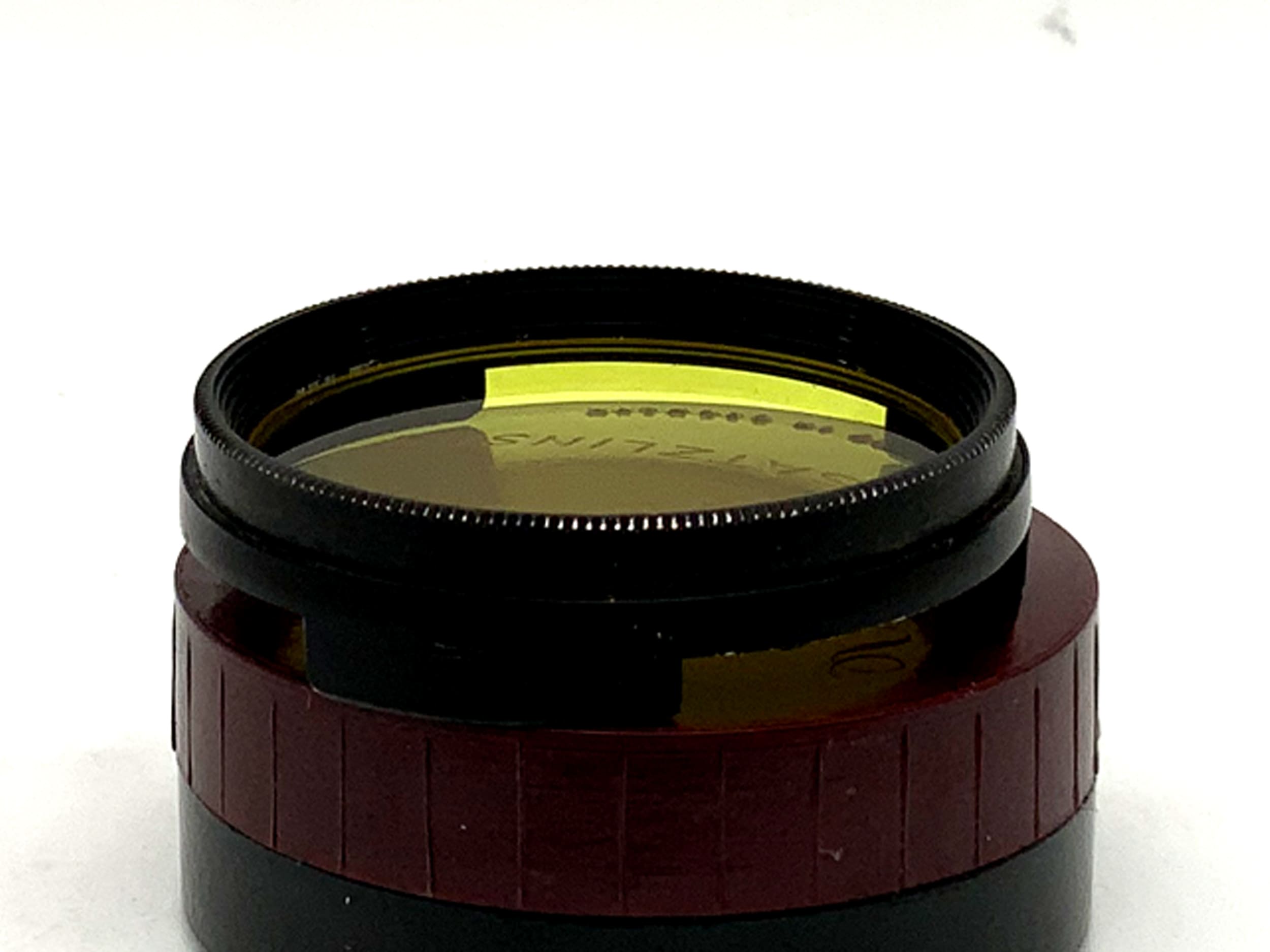 Arnz Jena Ultrasorban Farbfilter gelb/yellow Steckfilter Slip On im Etui 30,5mm