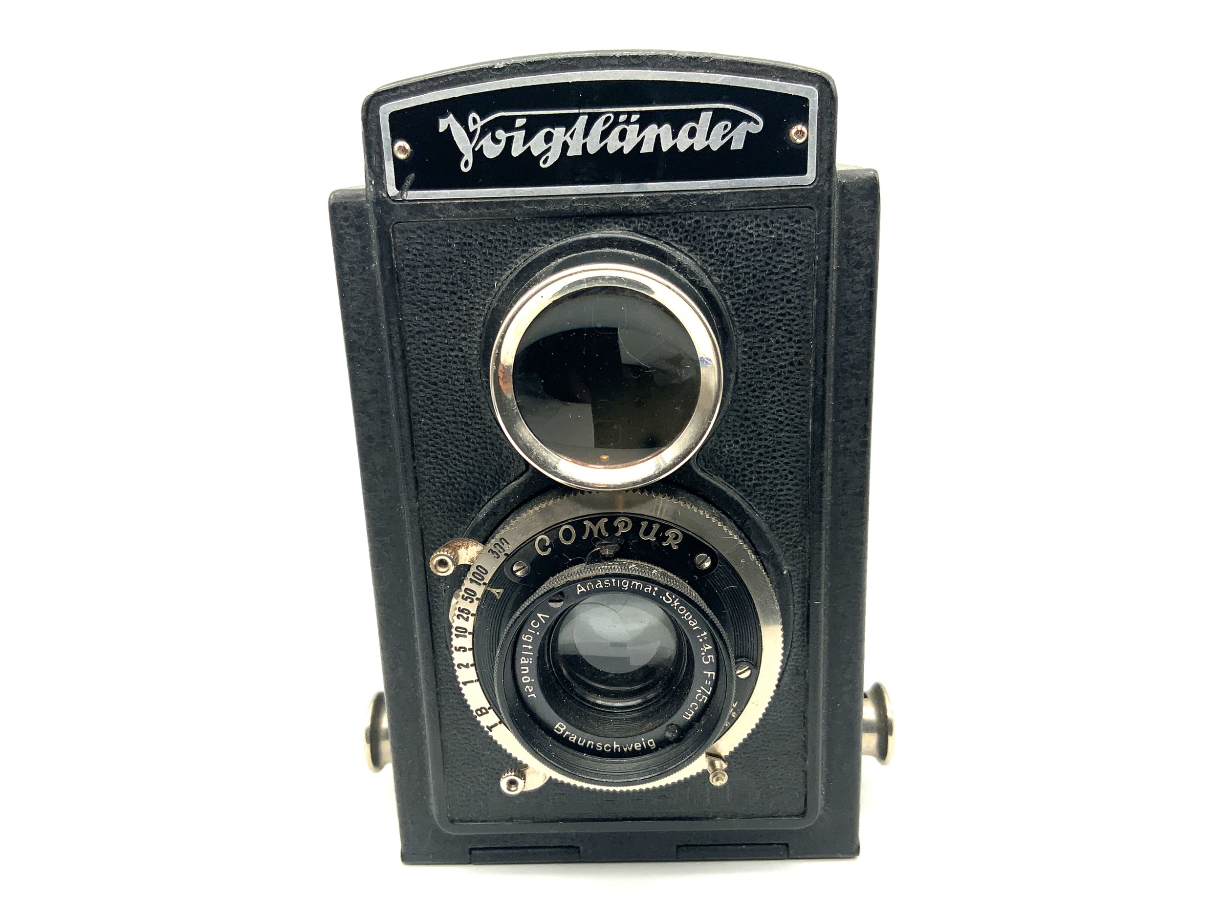 Voigtländer Brillant TLR mit Skopar 1:4,5 7,5cm Zweiäugige Analogkamera