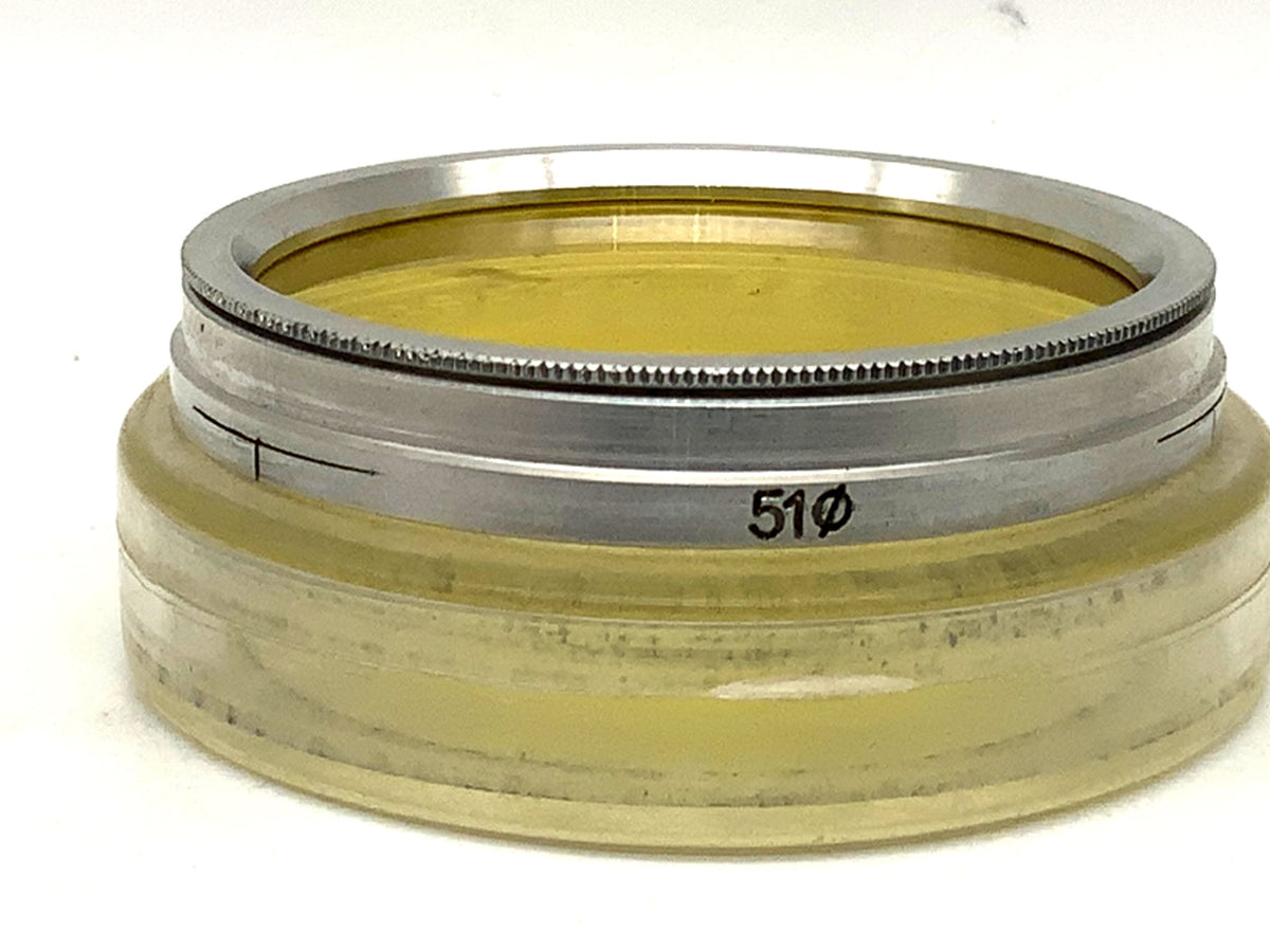 Panchromar Farbfilter gelb/yellow Steckfilter Slip On im Etui Filter 51mm