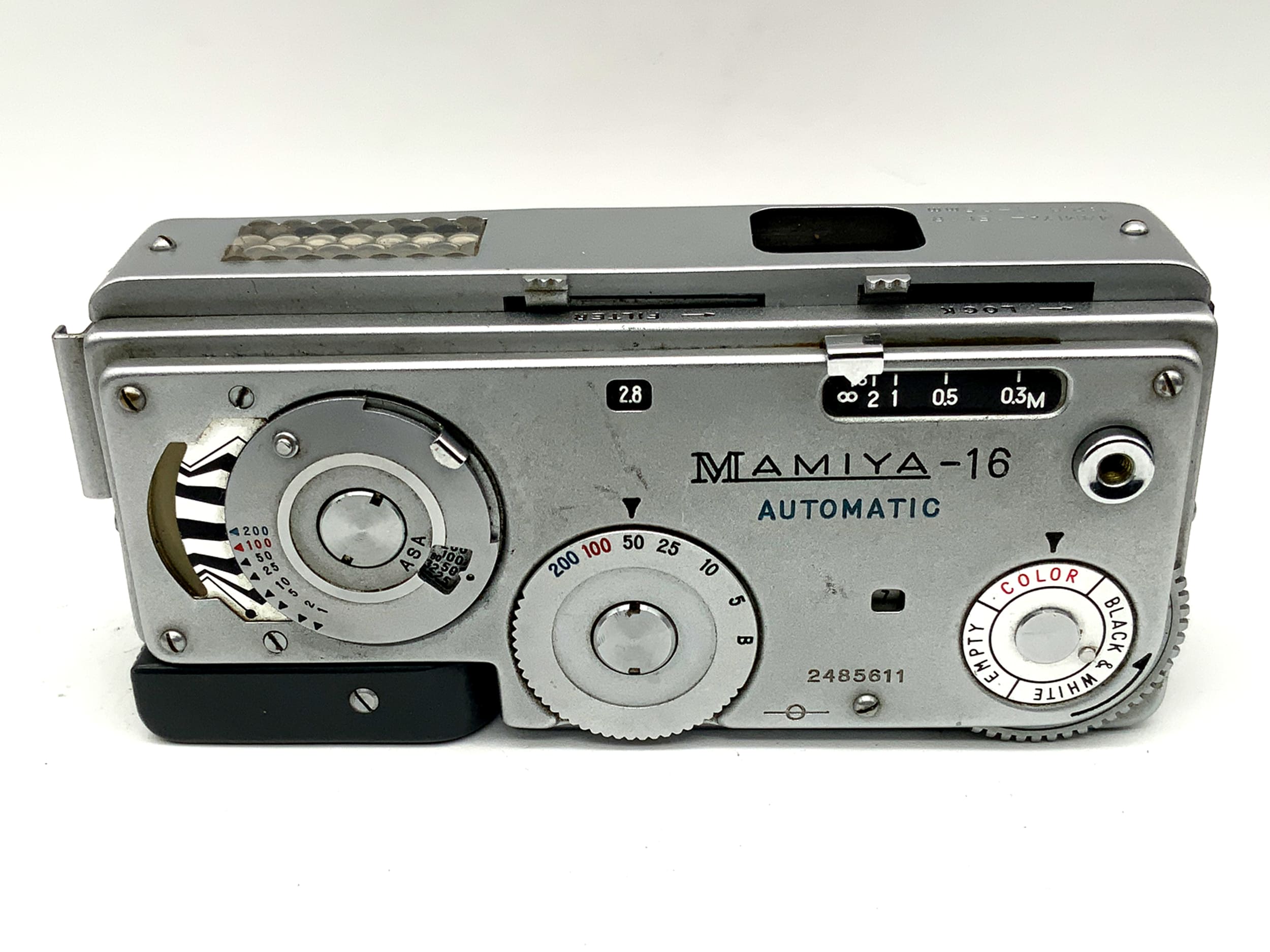 Mamiya 16 Automatic Miniaturkamera mit Mamiya Sekor 25mm 1:2.8