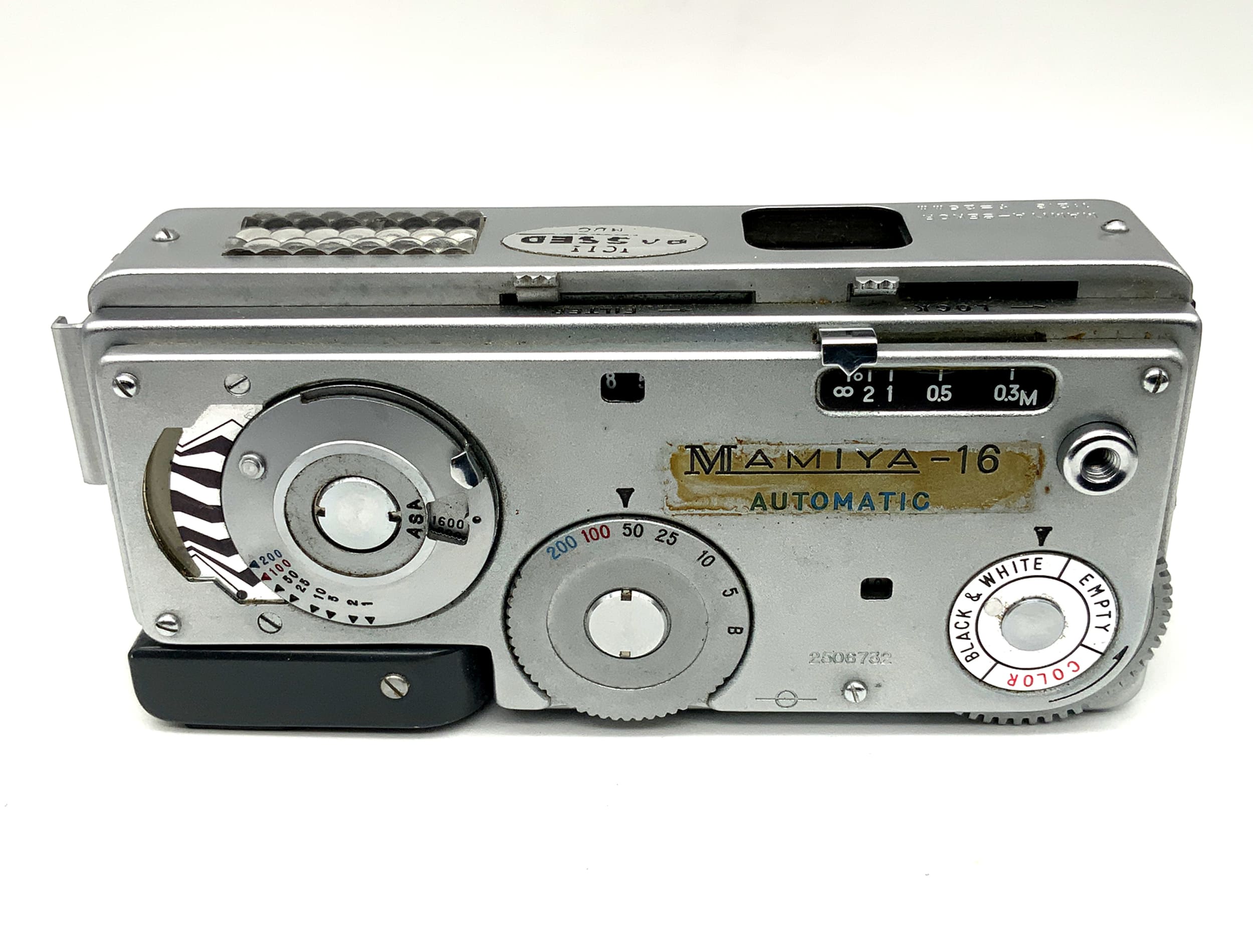 Mamiya 16 Automatic Miniaturkamera mit Mamiya Sekor 25mm 1:2.8