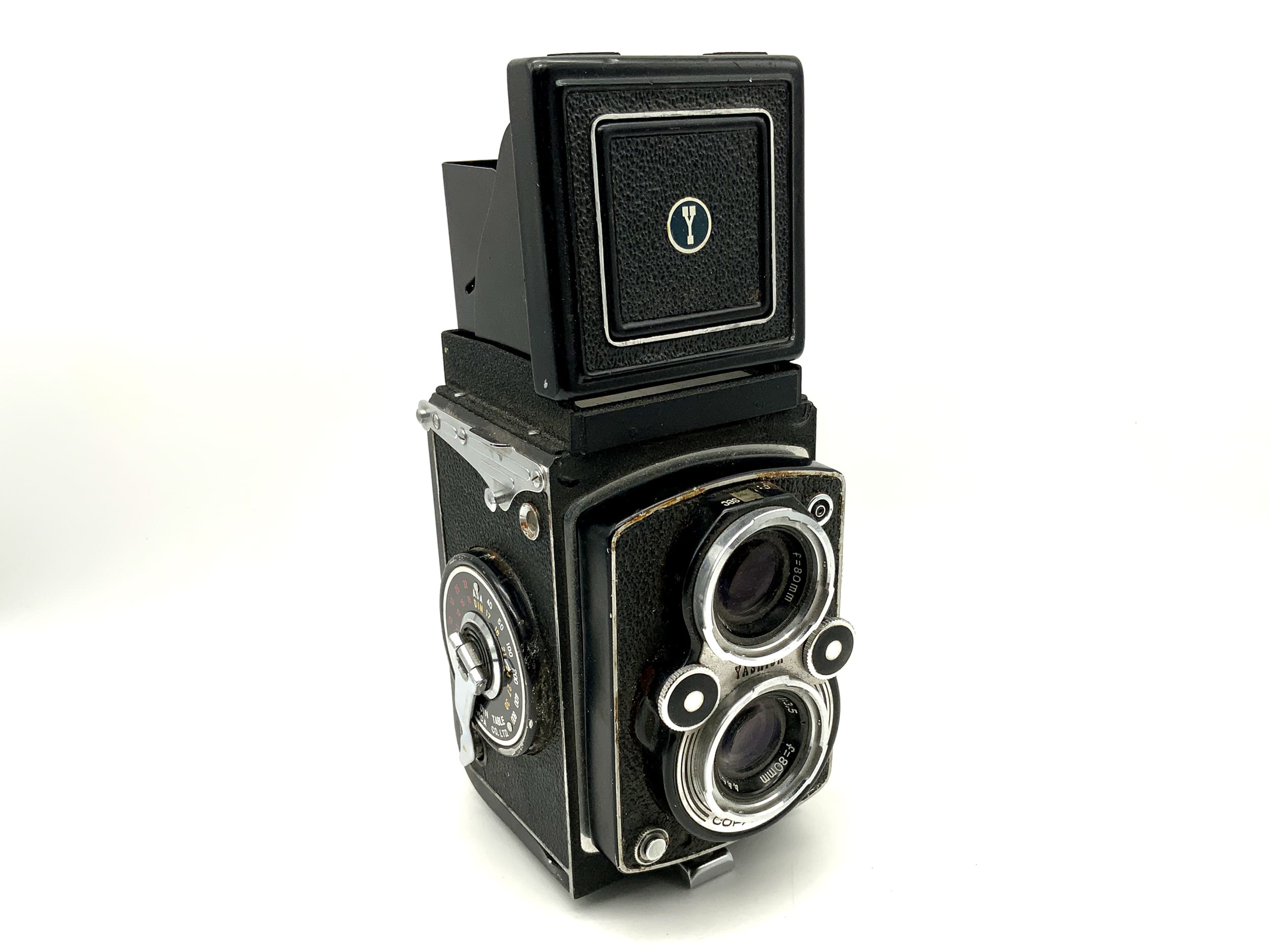 Yashica Mat LM TLR mit Yashinon 1:3.5/80mm Zweiäugige Analogkamera