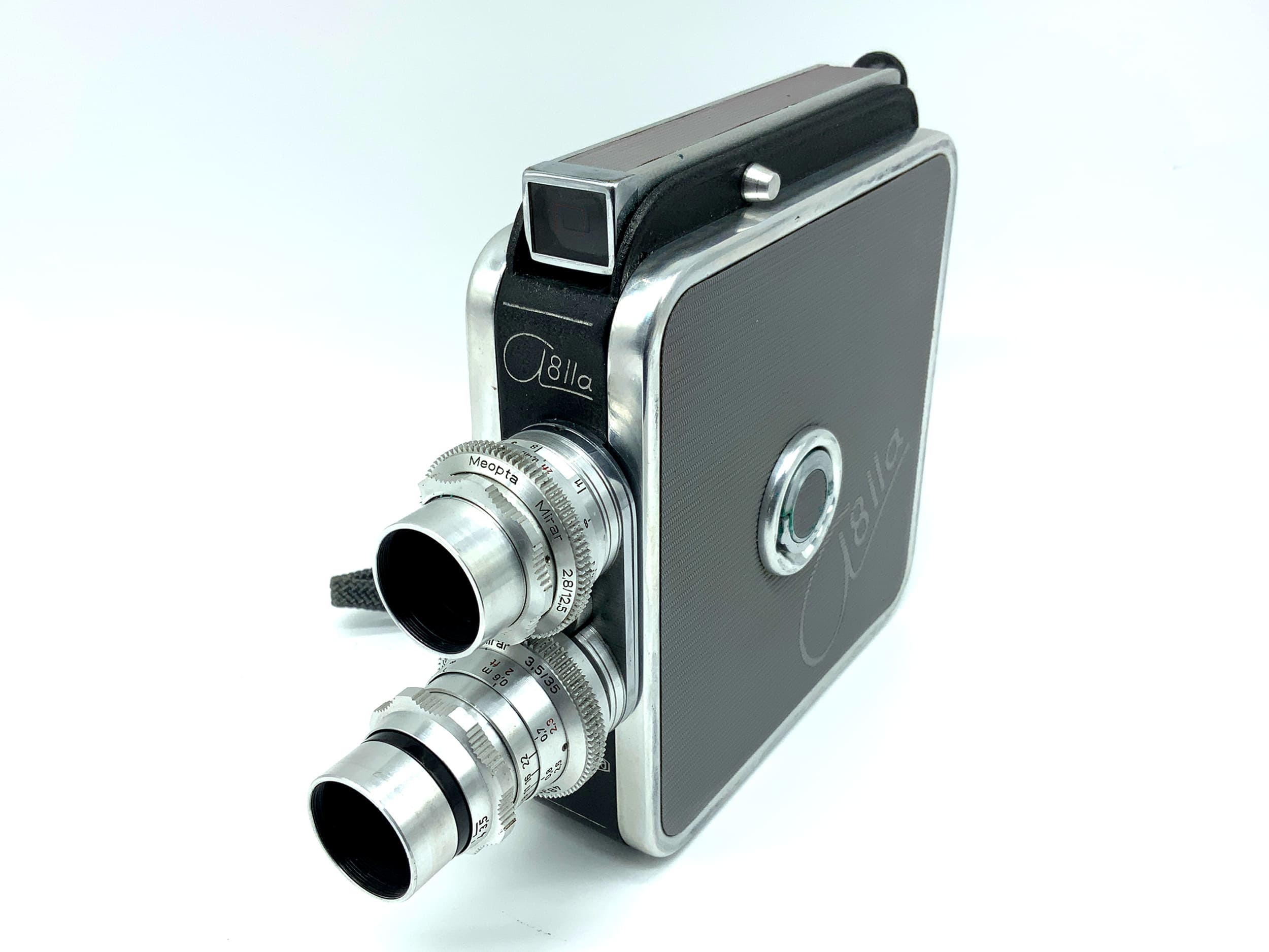 Meopta a8lla Filmkamera mit mirar 2,8/12,5 tele-mirar 3,5/35 Super 8