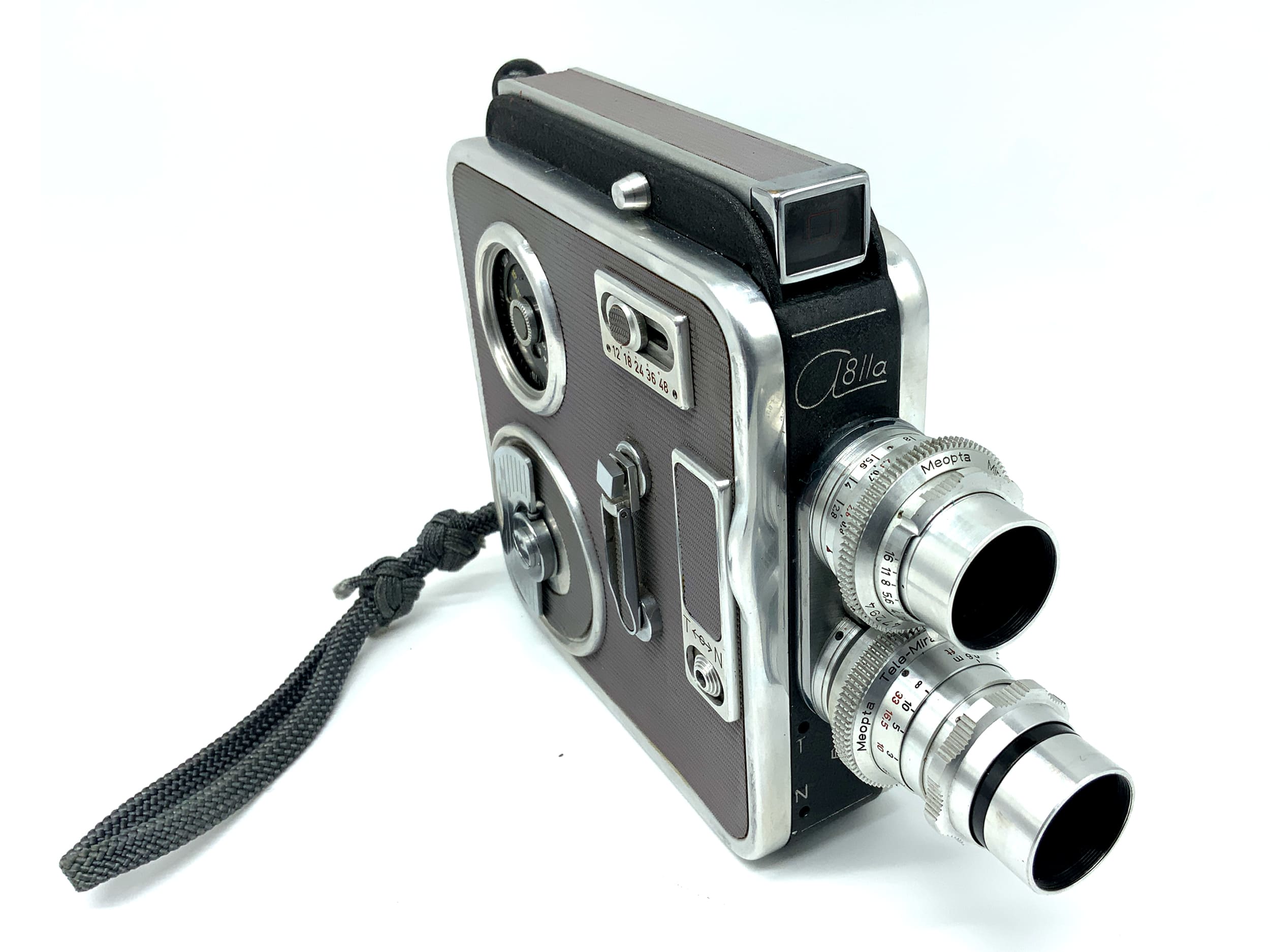 Meopta a8lla Filmkamera mit mirar 2,8/12,5 tele-mirar 3,5/35 Super 8