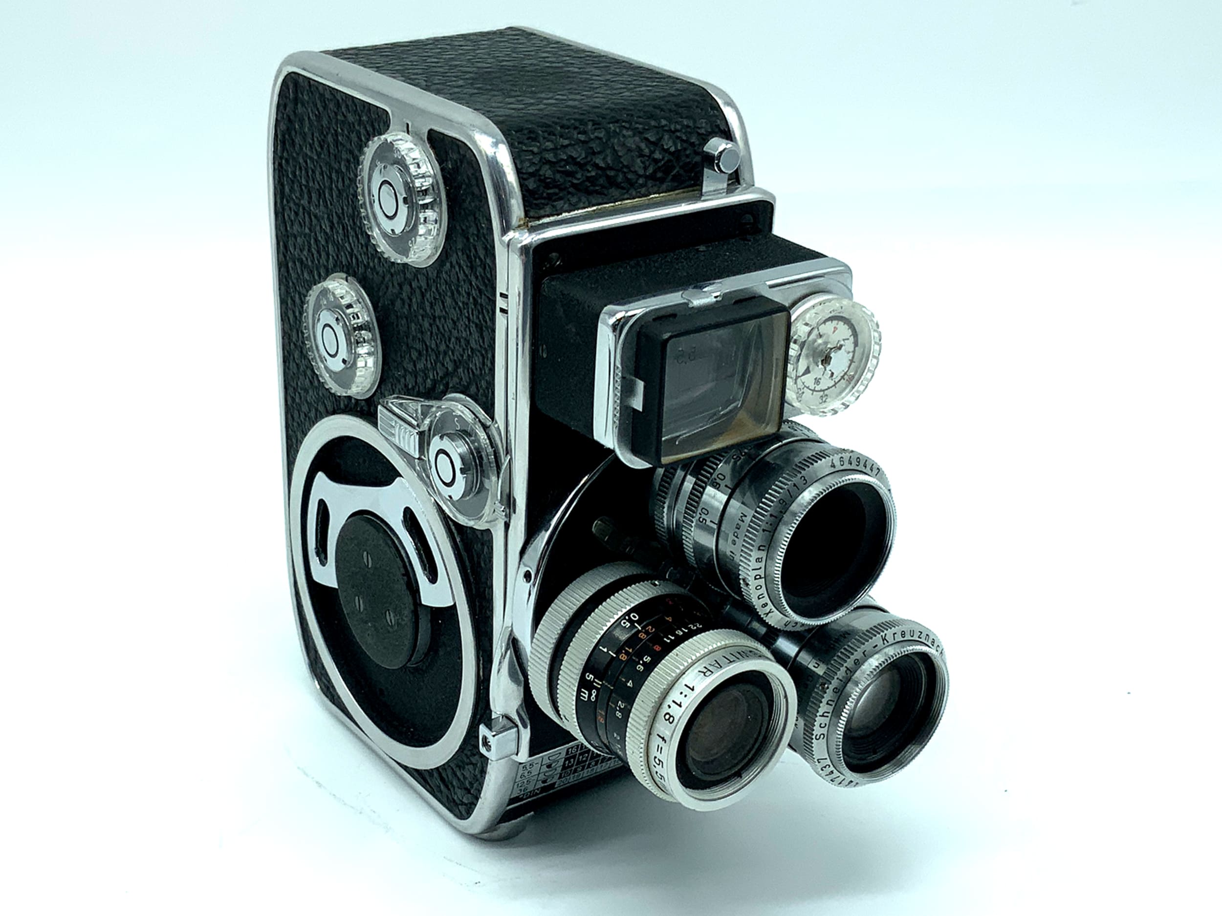 Bolex D8L Filmkamera mit Xenar Xenoplan Switar Super 8 Kamera movie camera