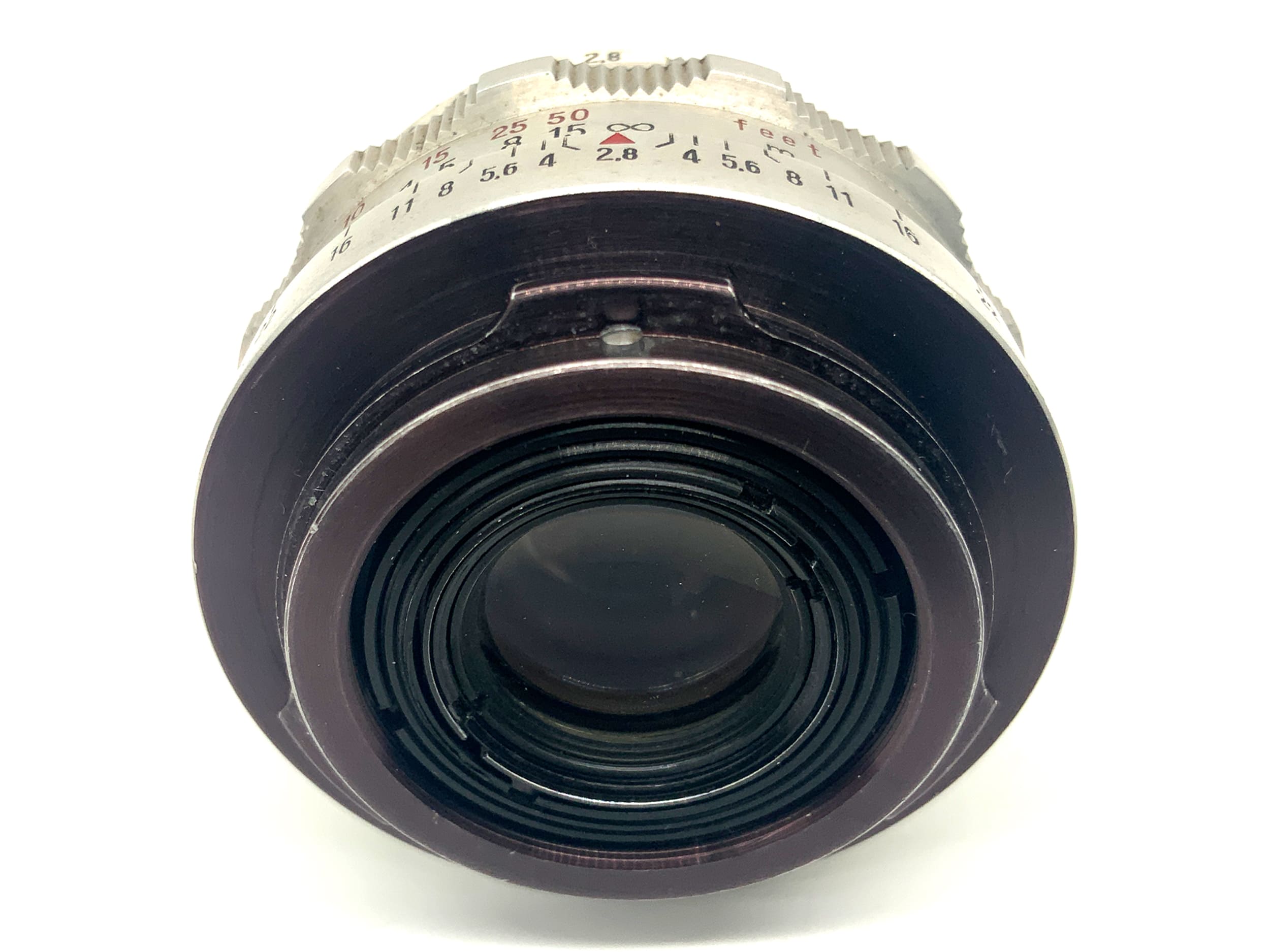 Carl Zeiss Jena Q1 Tessar 12 Blades 50mm 1:2.8 Objektiv Festbrennweite (Altix)