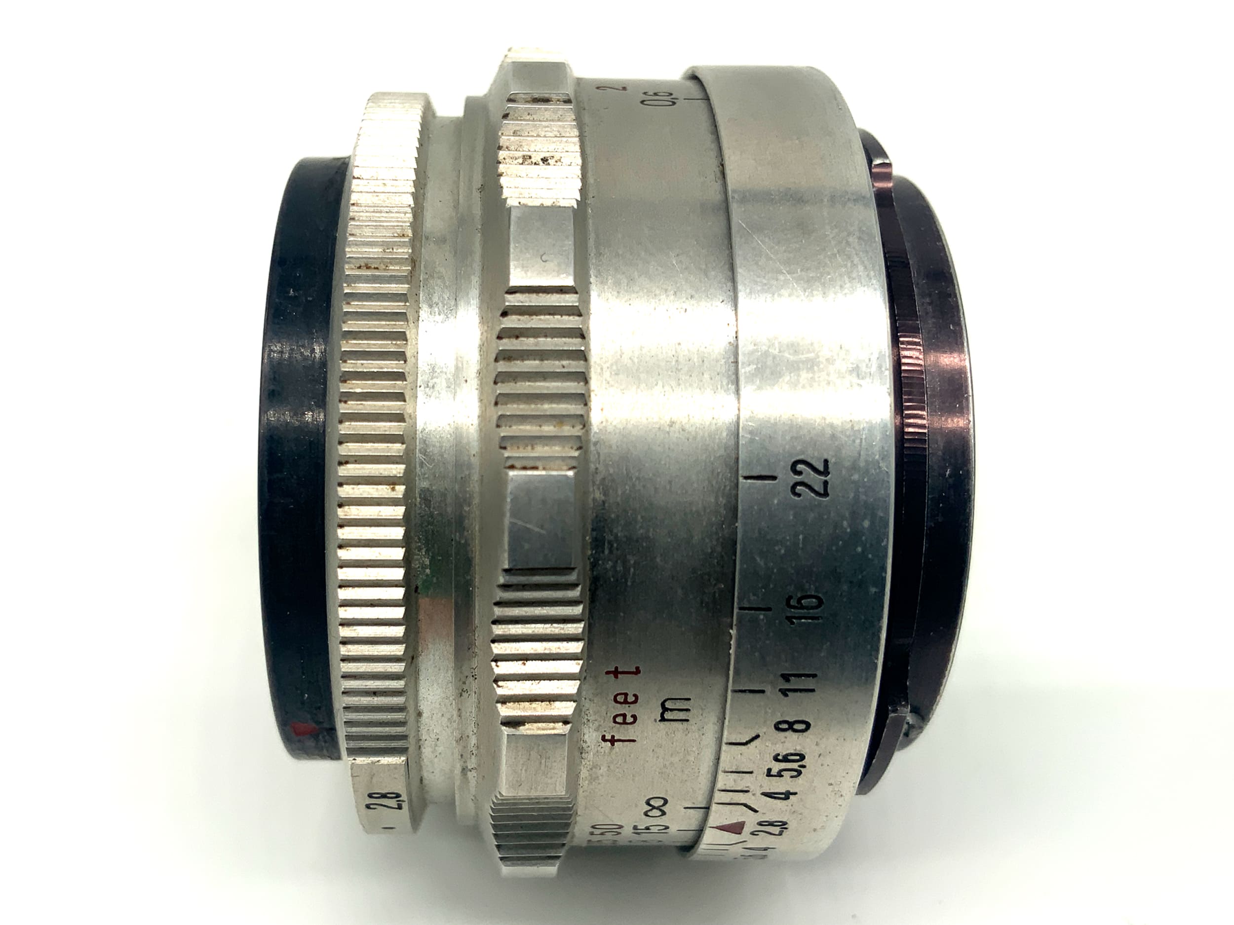 Carl Zeiss Jena Q1 Tessar 12 Blades 50mm 1:2.8 Objektiv Festbrennweite (Altix)