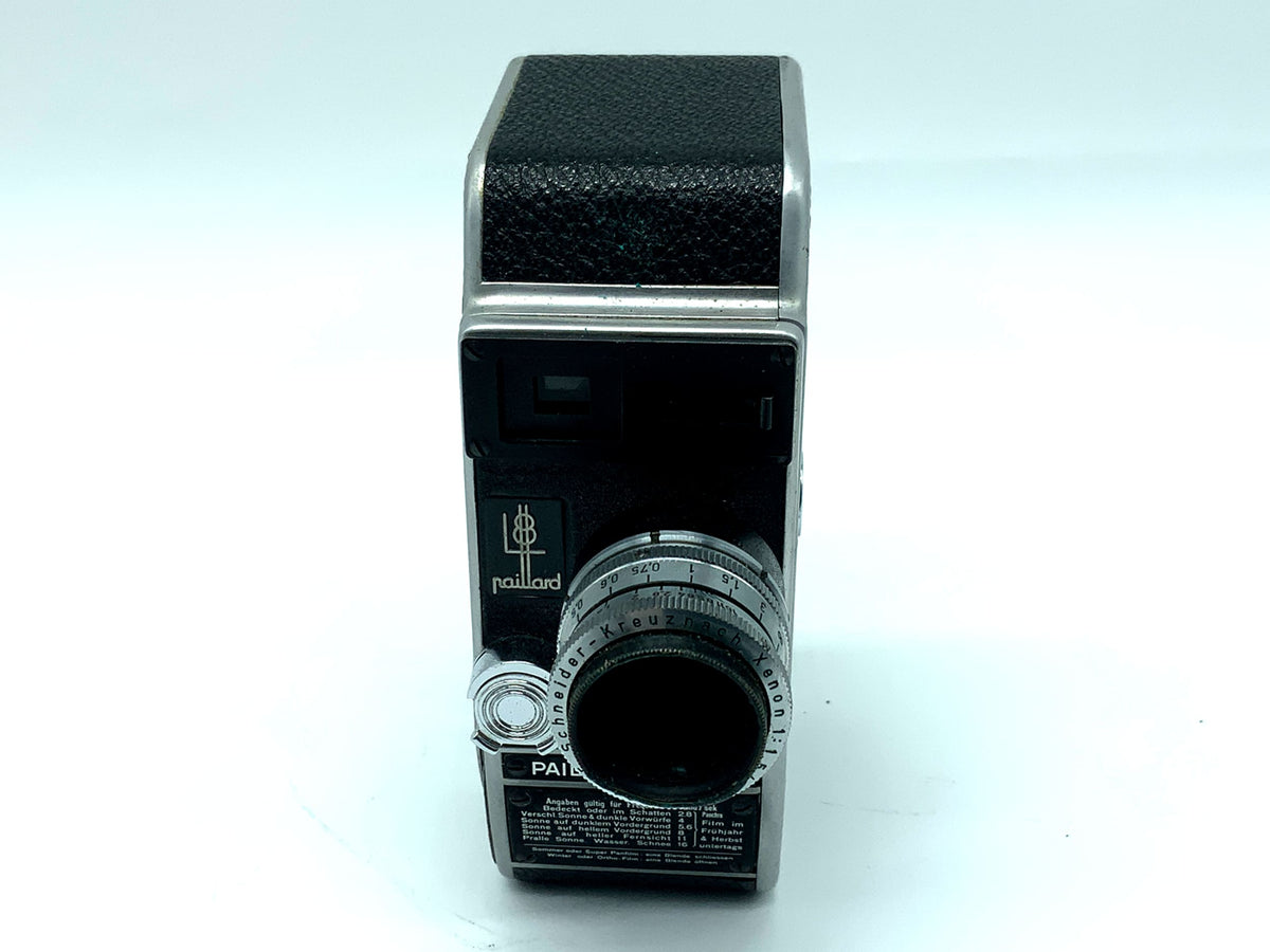 Kern Paillard Bolex L8 caméra argentique Schneider Kreuznach Xenon 13mm 1:1.5 Super 8